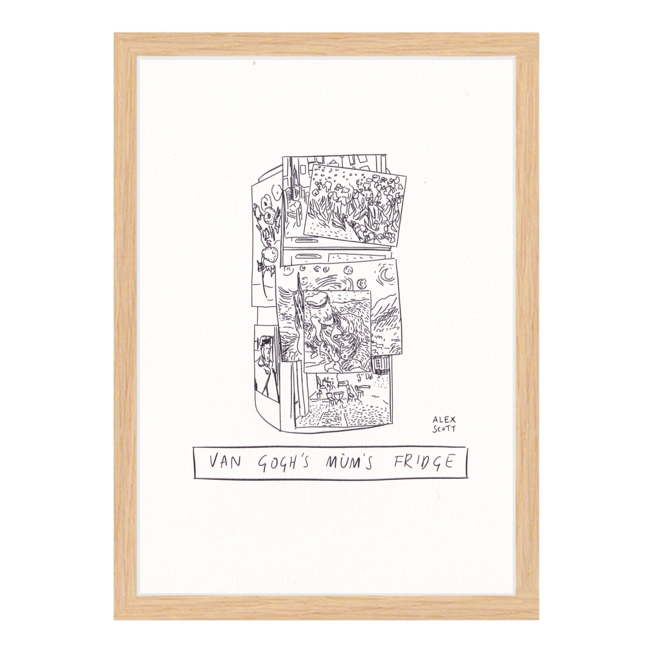 Van Gogh’s Mum’s Fridge (print)