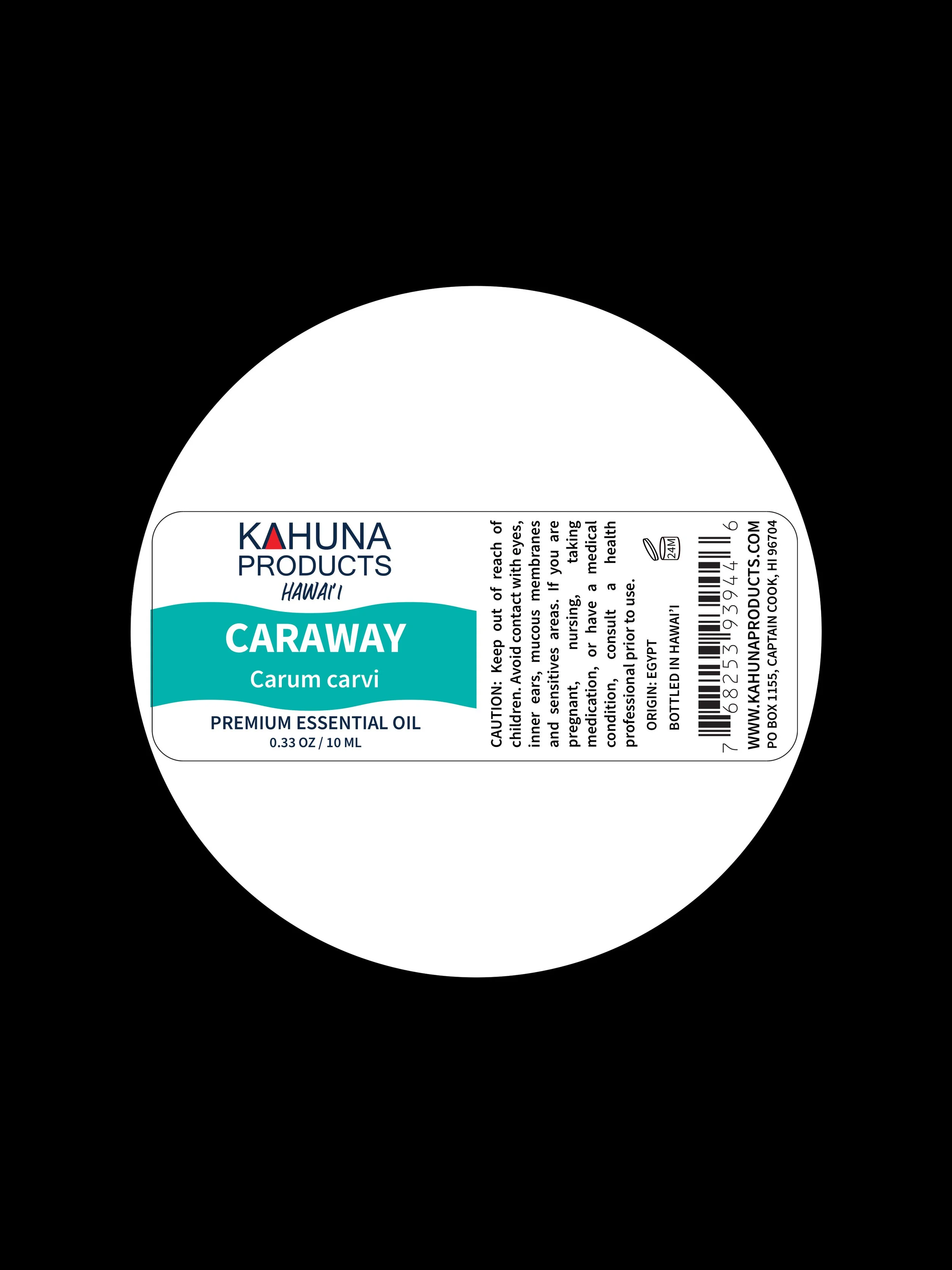 Kahuna Products Hawaii - Essential Oils - Caraway 03.jpg