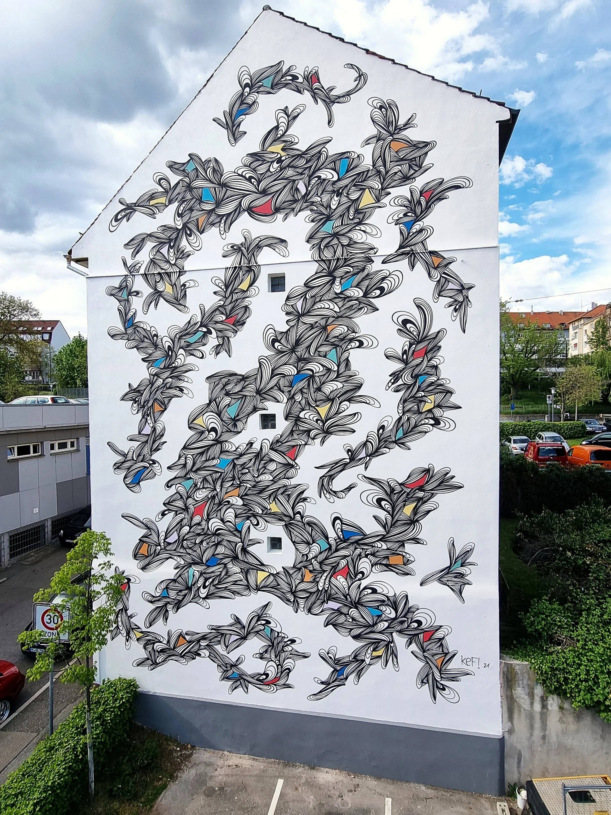 Mural painting, Pforzheim, 2021