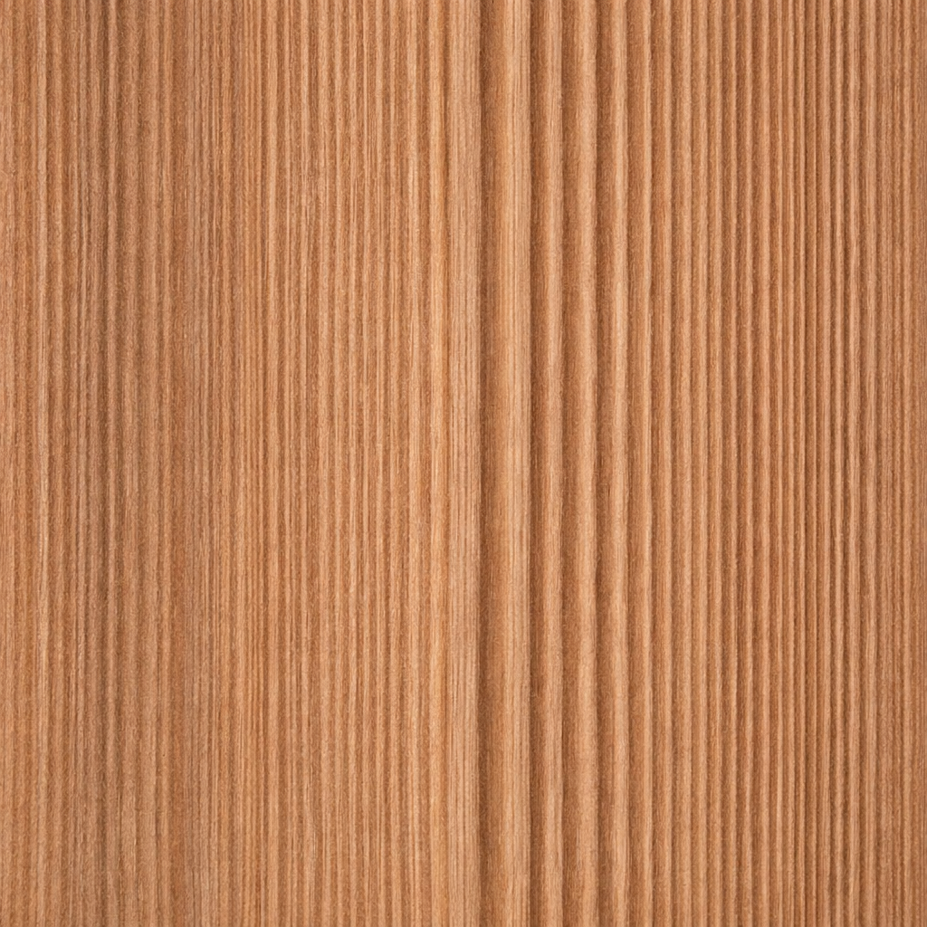 Close-up van een houten oppervlak met verticale nerf