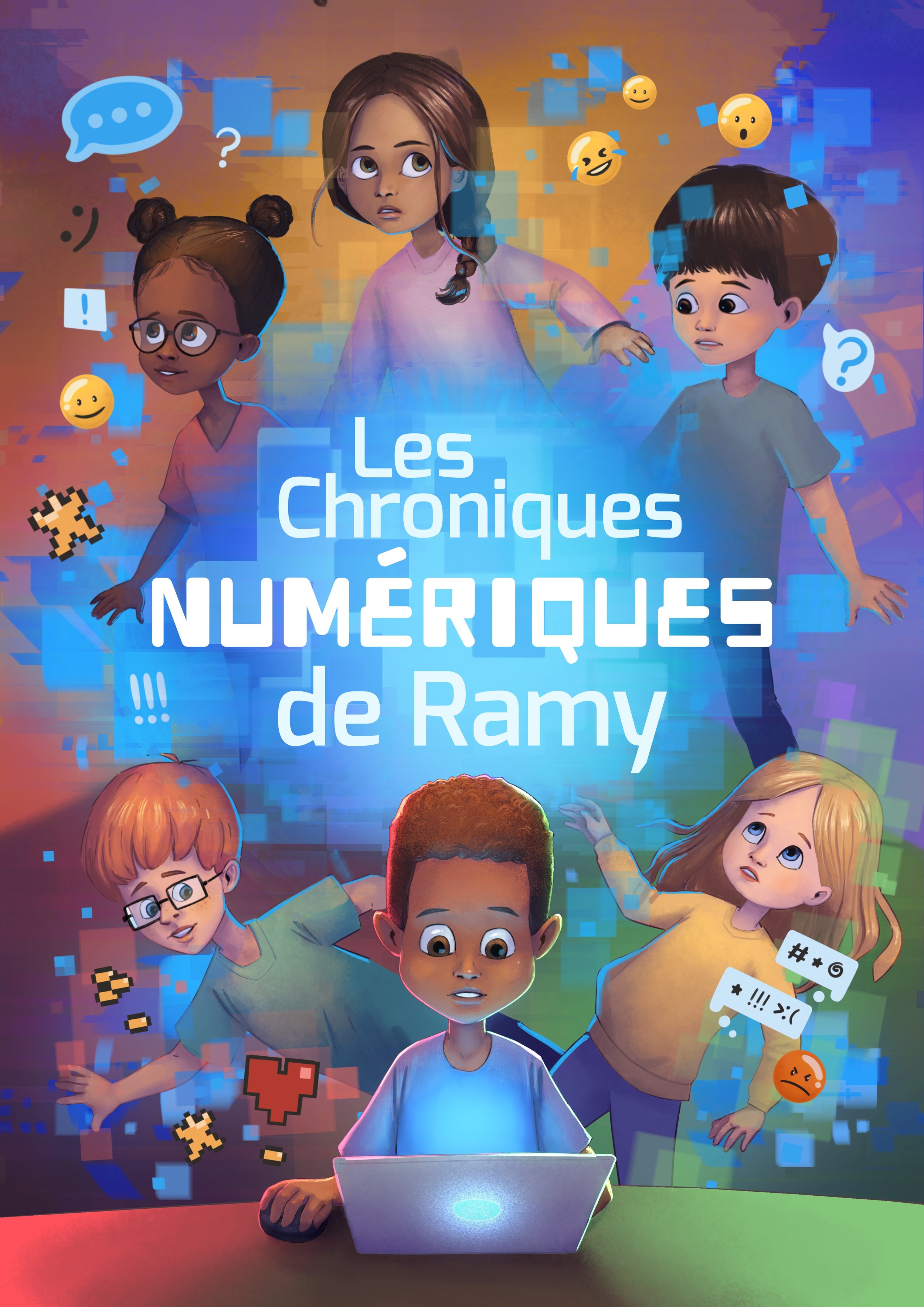 French translation version of a cover, both designed and illustrated by me. Written by Nadia Aime