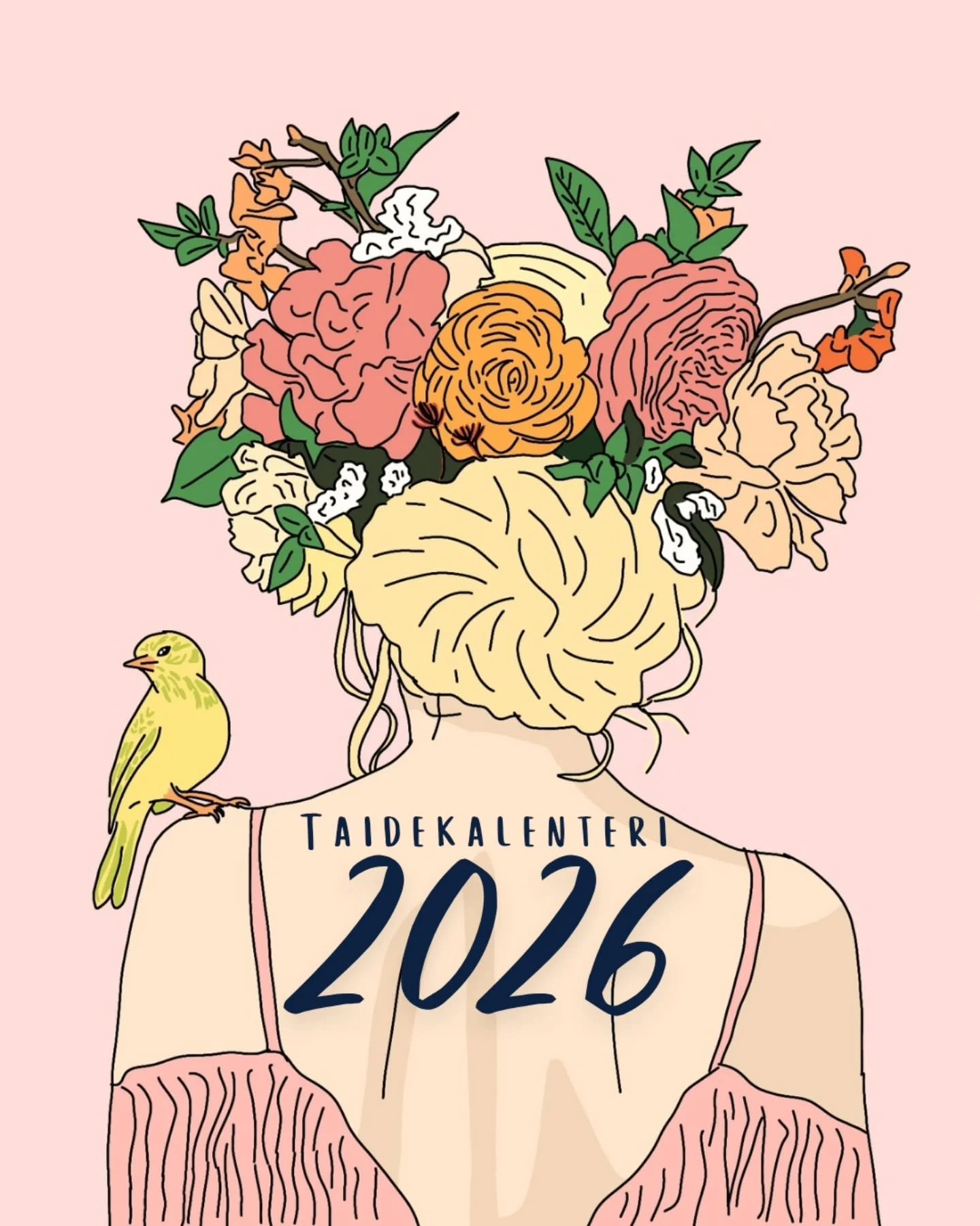 Taidekalenteri 2026 tais just saada kansikuvan. 😍

P&auml;&auml;tin pitk&auml;st&auml; aikaa tehd&auml; sein&auml;kalenterin ensi vuodelle. Yliopiston almanakan sijaan, t&auml;h&auml;n kalenteriin on merkitty mm. kuun liikkeet ja vesip&auml;iv&auml;