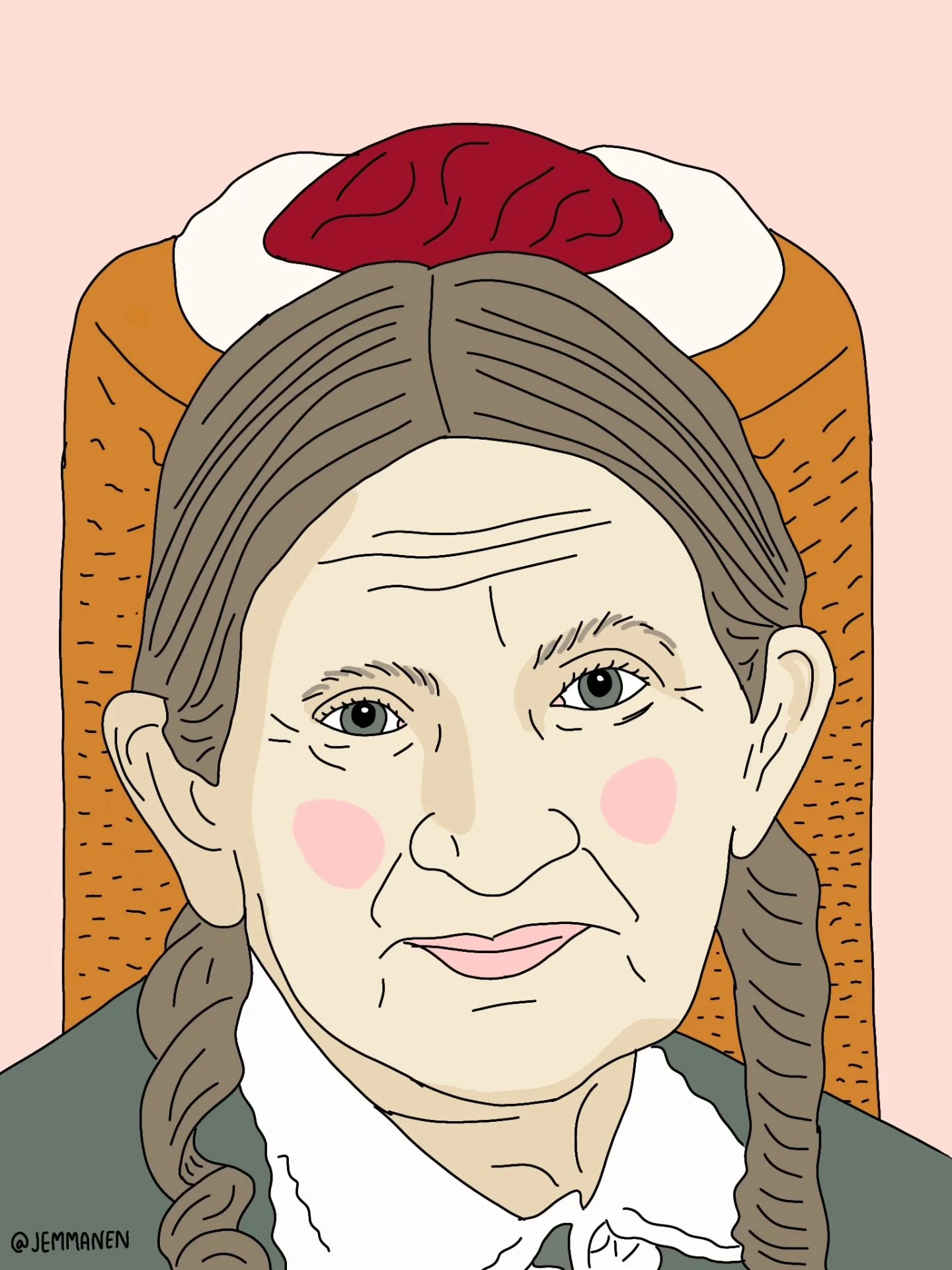 Taas se aika vuodesta, kun on aika nostaa esiin nainen tortun takaa! 🫶

Ei pelkk&auml; tortuntekij&auml;. 🙂&zwj;↕️

#fredrikaruneberg #piirrospotretti #runeberginp&auml;iv&auml; #runebergintorttu