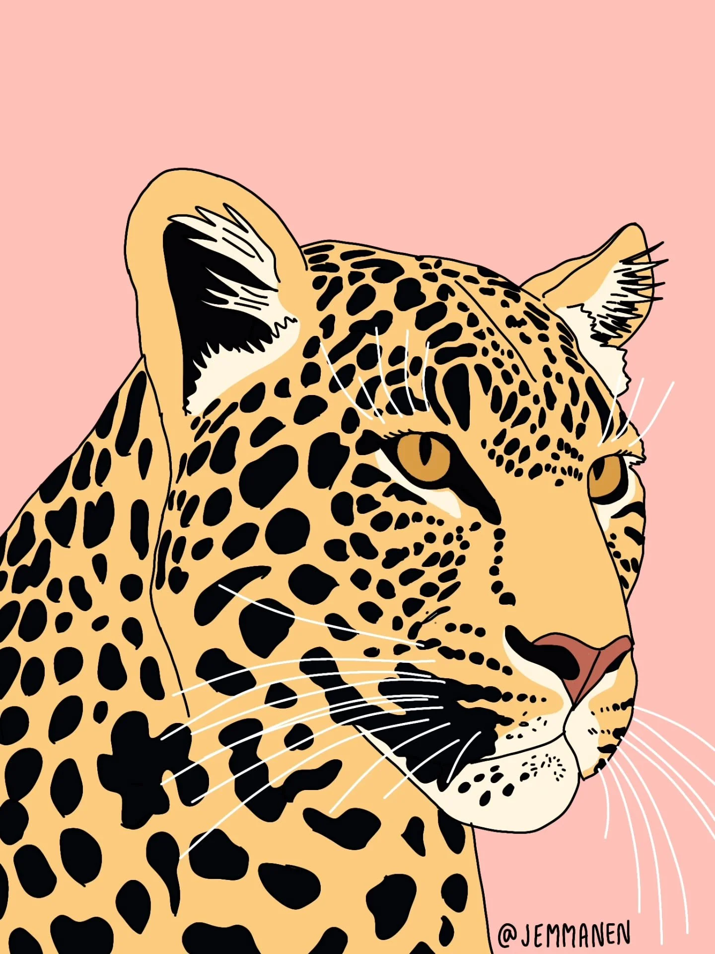 T&auml;&auml;ll&auml; ainakin viimeaikoina ollut ihan selke&auml;&auml; muutosta energioissa monilta osin! 
Kaipasin uutta kuvaa kellon taustakuvaksi ja leopardit inspiroi, joten t&auml;llainen syntyi (ja kosmoskukat sai v&auml;isty&auml;). 🤩

Samal