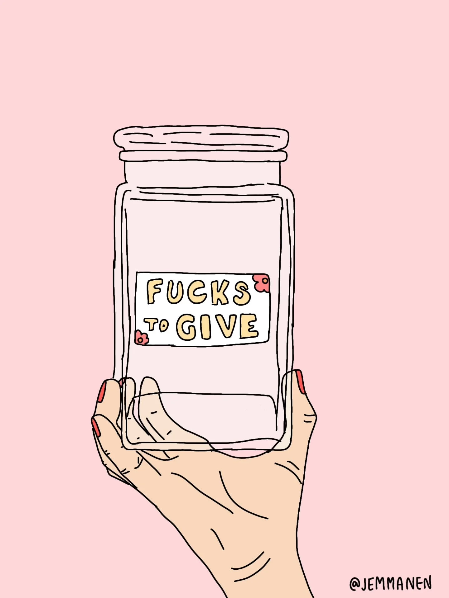 Sori mut ei oo yht&auml;&auml;n. 🤷🏼&zwj;♀️

#piirros #zerofucksgiven #taide