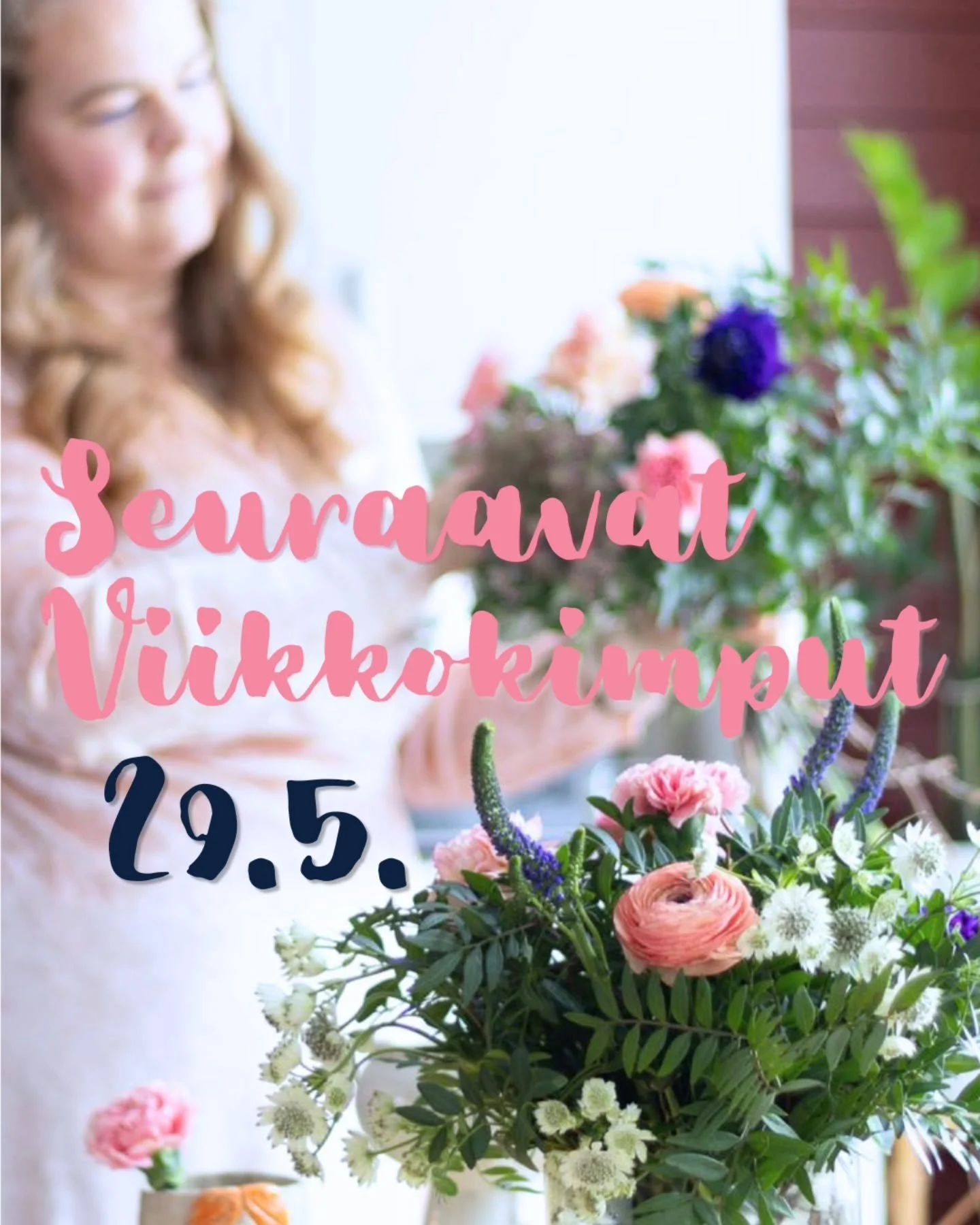 Seuraavat viikkokimput tilattavissa 29.5. Toimituksella kotiovelle! 💐 Voit tilata halutessasi my&ouml;s valmistujaiskukkia tai tilakoristeita juhliin! Laita siin&auml; tapauksessa viesti&auml;, niin suunnitellaan yhdess&auml;! 💐🌸🏵🌼🌻🌺🌷

#tilau