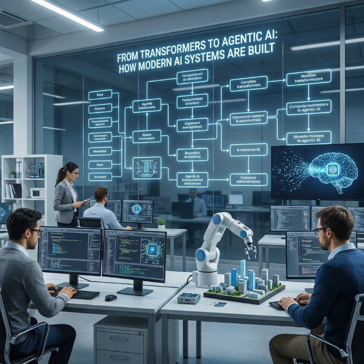 From Transformers to Agentic AI: How Modern AI Systems Are Built