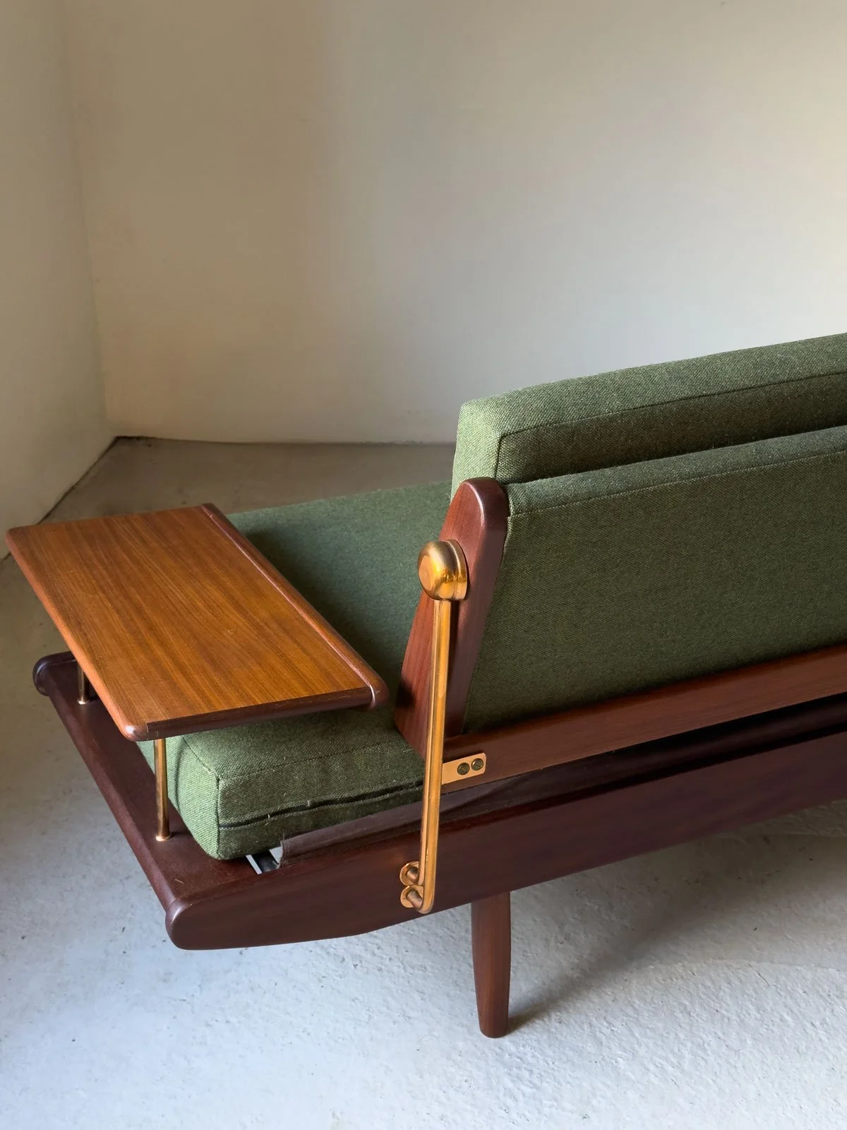 Wentworth Sofa by Toothill, 1960s — Reupholstered in Green Flex by Camira Fabrics - Department