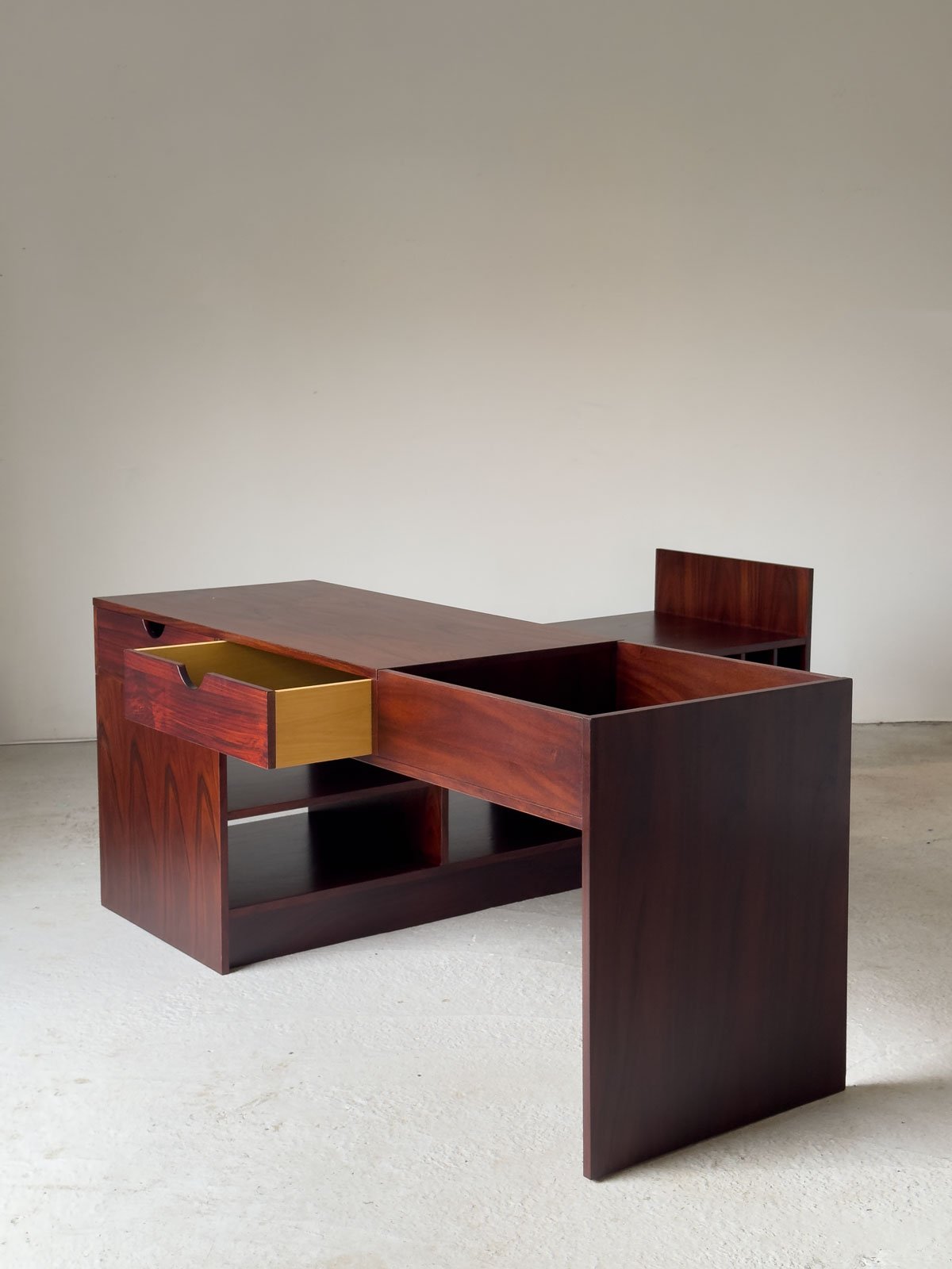 Rosewood Modular Stereo Sideboard / Media Cabinet by Tord Kempe for ABRA Möbler, Sweden - Department