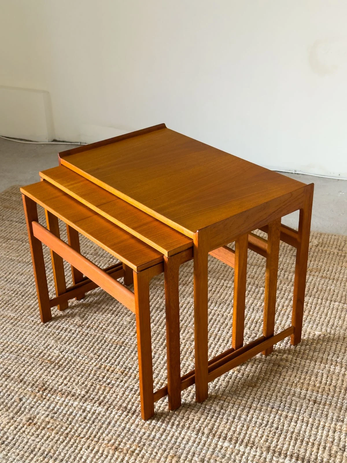 Mid-Century Teak Nest of Tables, in the Manner of Hans Wegner - Department