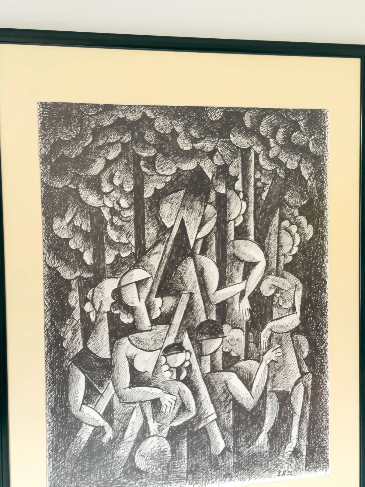 French-Artist-Cubist-pen-and-ink-print,-1992-.jpg