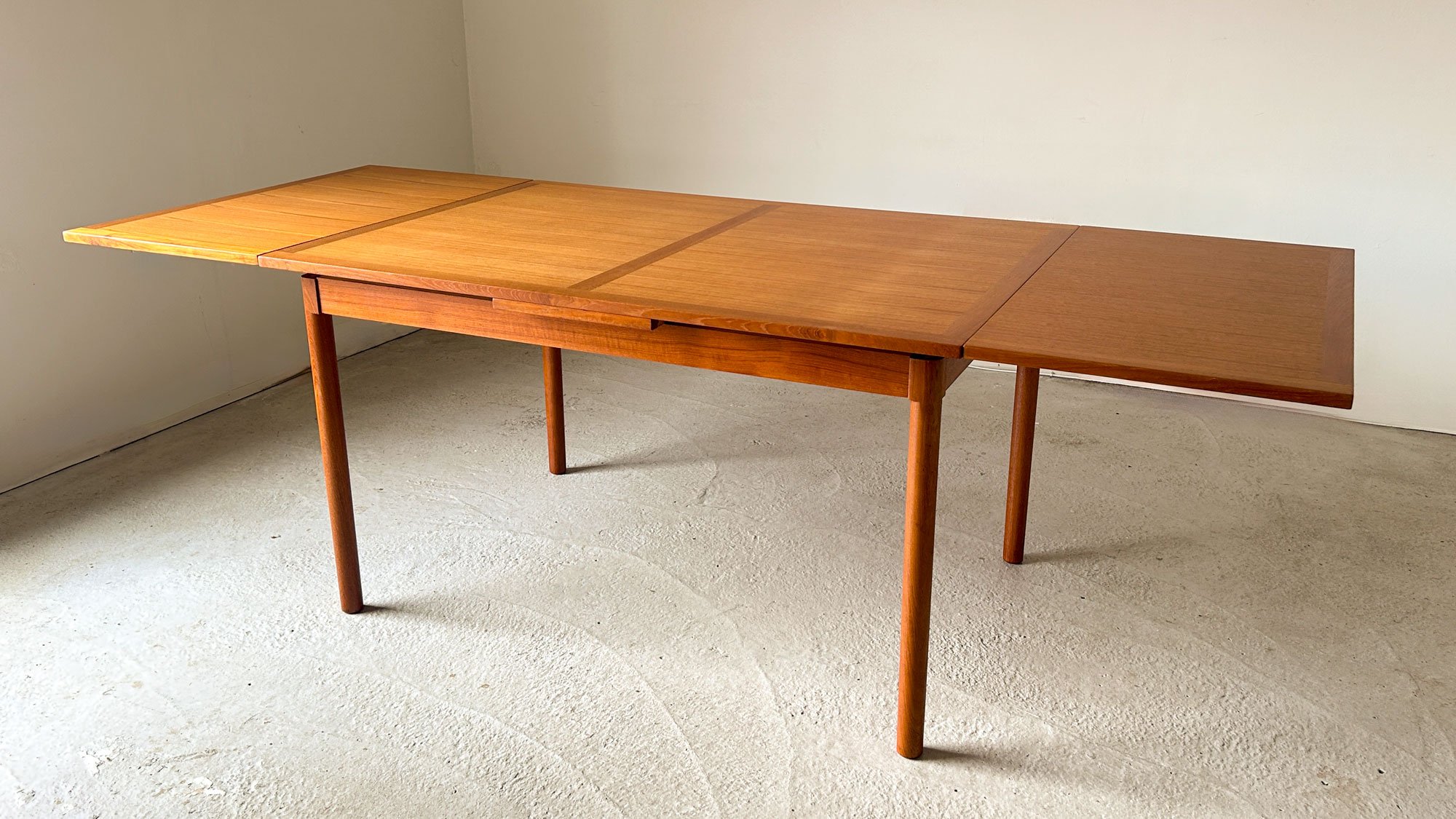 Skovby Møbelfabrik Danish Teak Extendable Dining Table, 1960s - Department