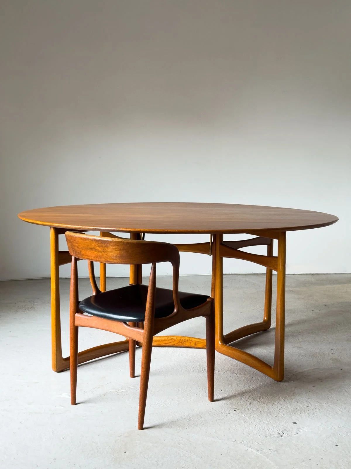 Solid Teak Gateleg Dining Table by Peter Hvidt & Orla Mølgaard-Nielsen for France & Son, Denmark, 1960s - Department