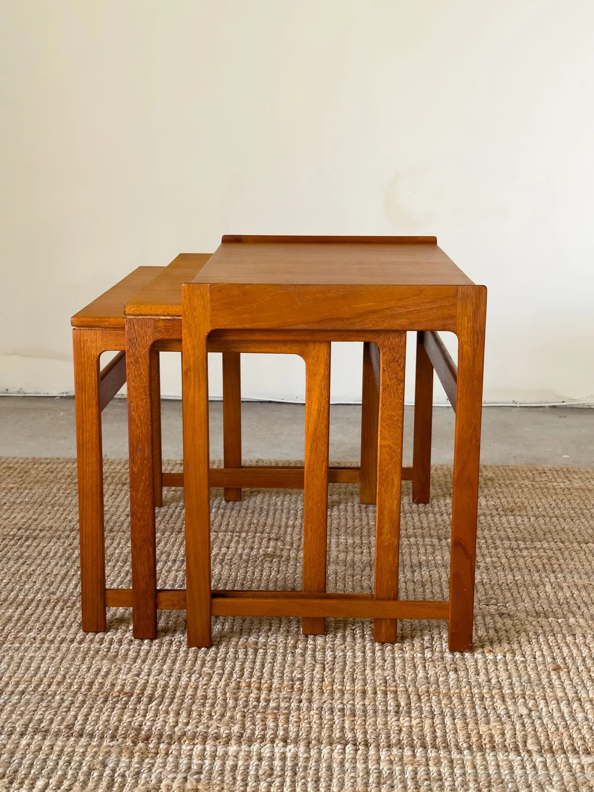 Mid-Century Teak Nest of Tables, in the Manner of Hans Wegner - Department