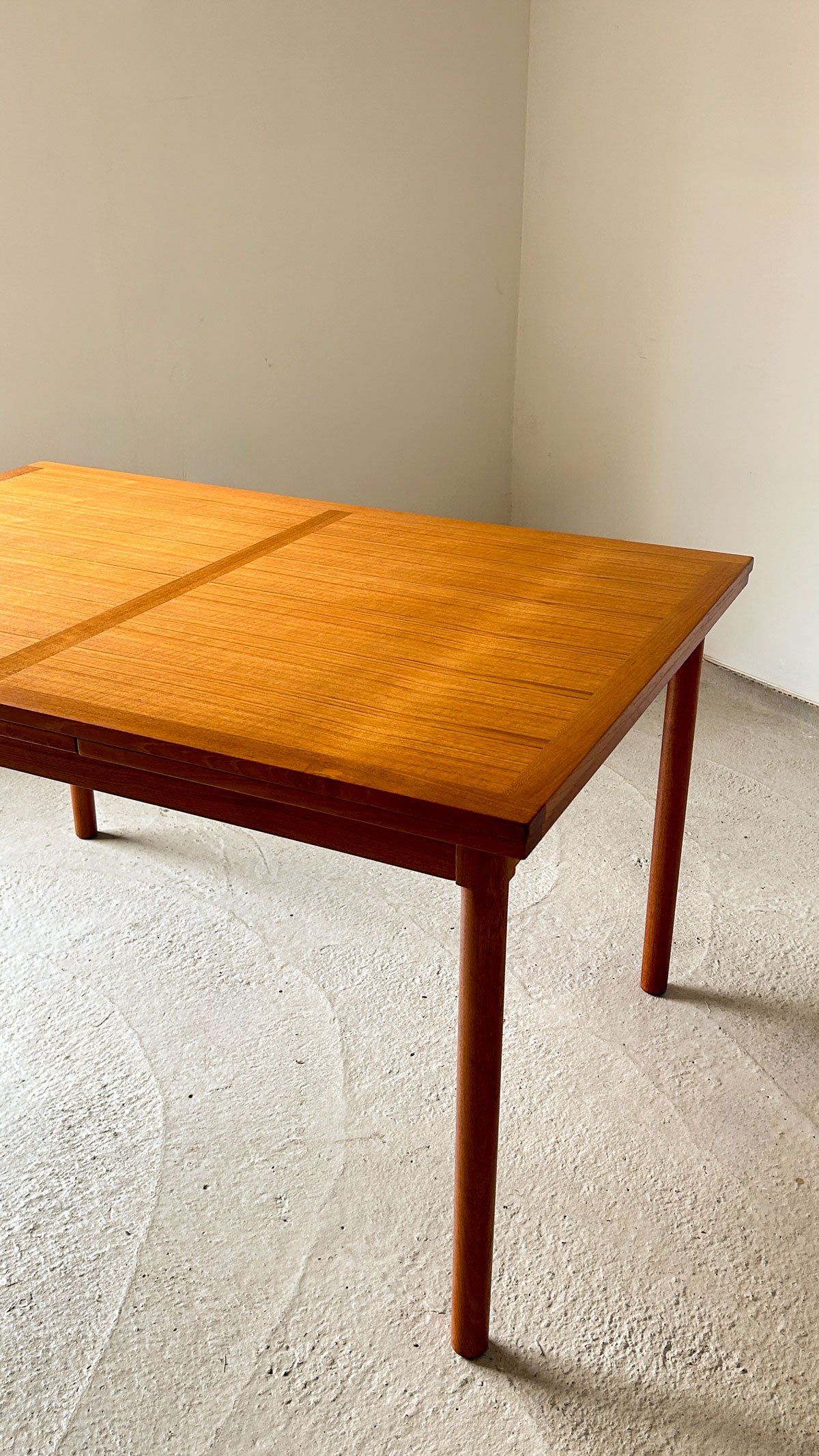 Skovby Møbelfabrik Danish Teak Extendable Dining Table, 1960s - Department