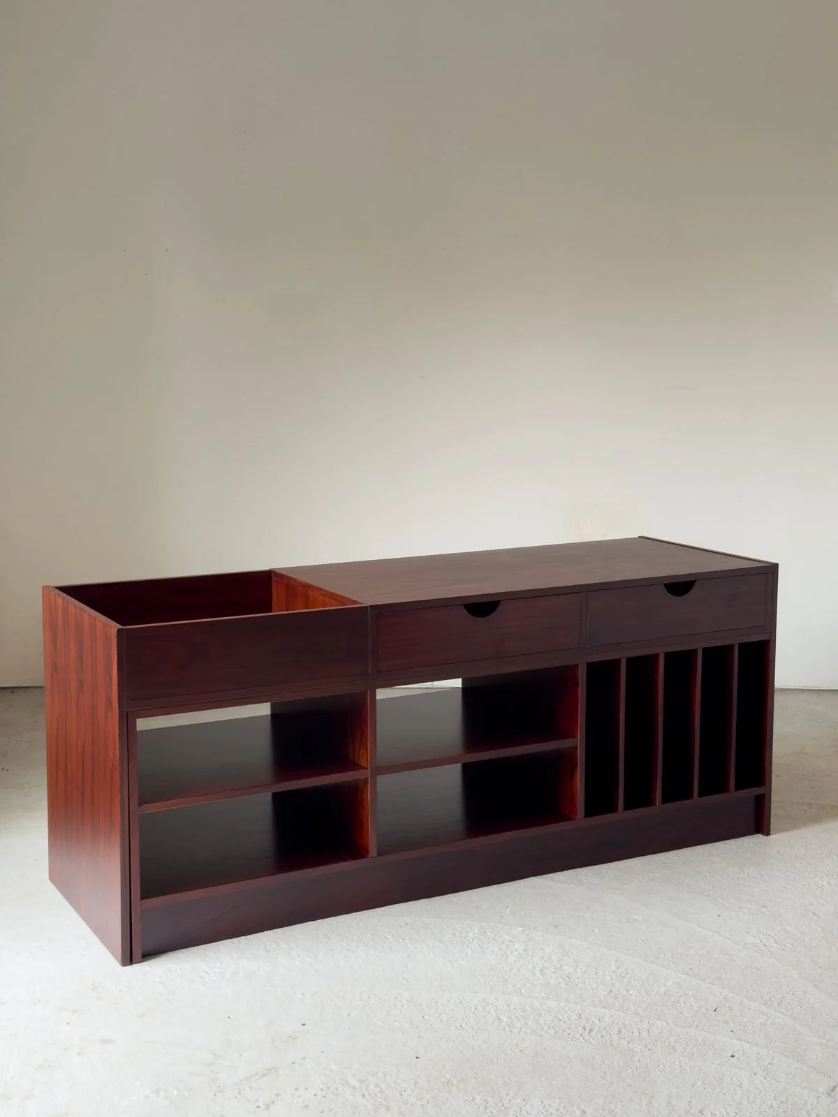 Rosewood Modular Stereo Sideboard / Media Cabinet by Tord Kempe for ABRA Möbler, Sweden - Department