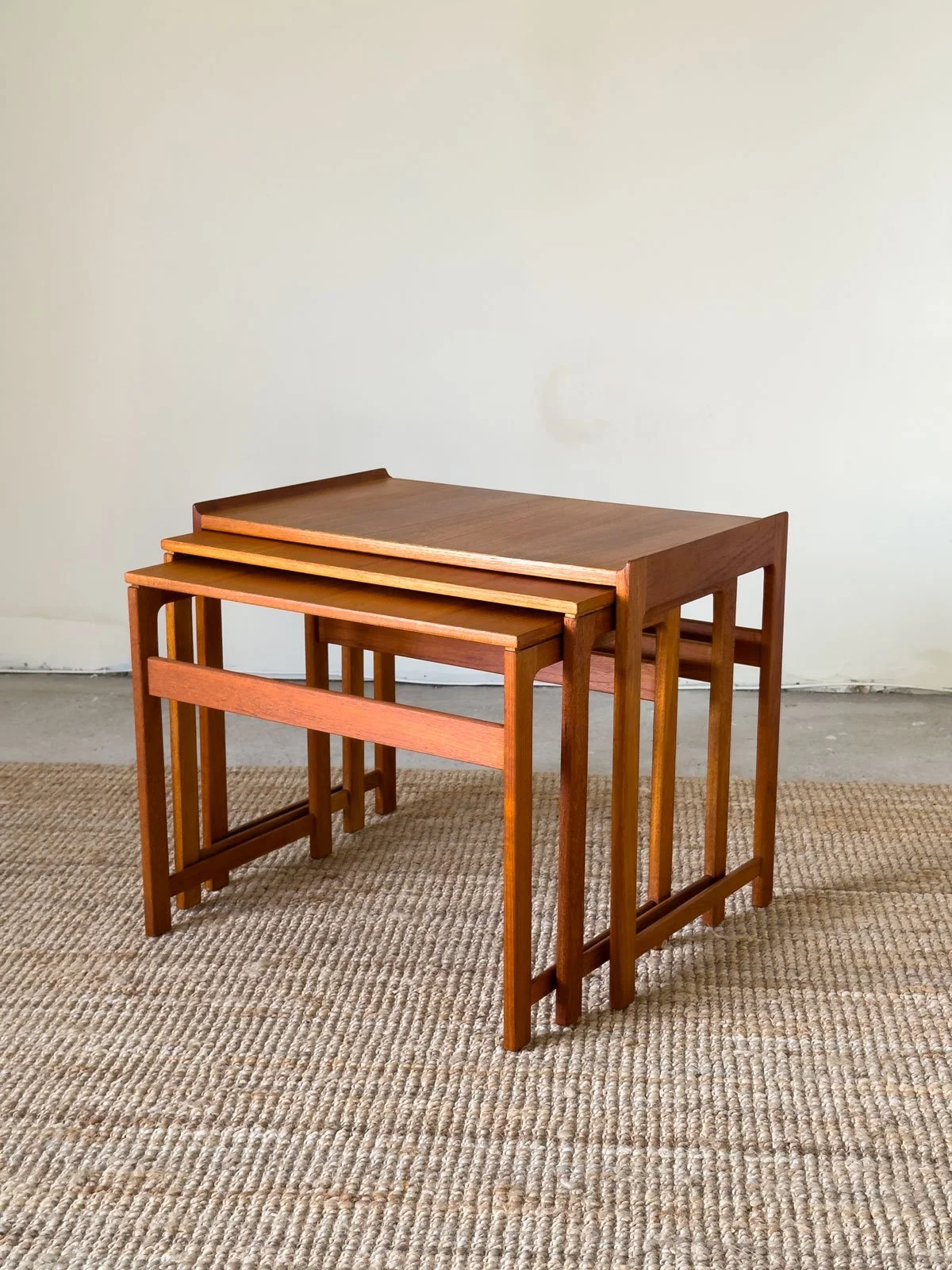 Mid-Century Teak Nest of Tables, in the Manner of Hans Wegner - Department