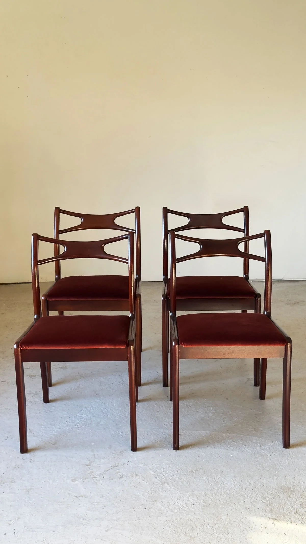 Set of Four Johannes Andersen Style Dining Chairs, 1960s - Department