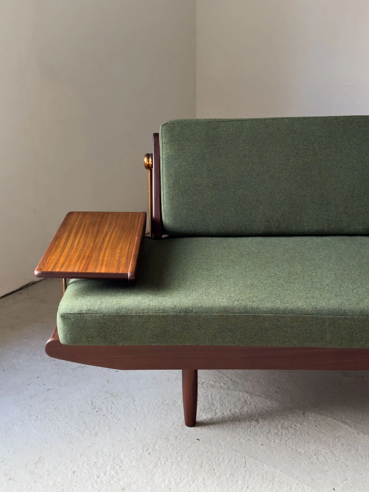Wentworth Sofa by Toothill, 1960s — Reupholstered in Green Flex by Camira Fabrics - Department