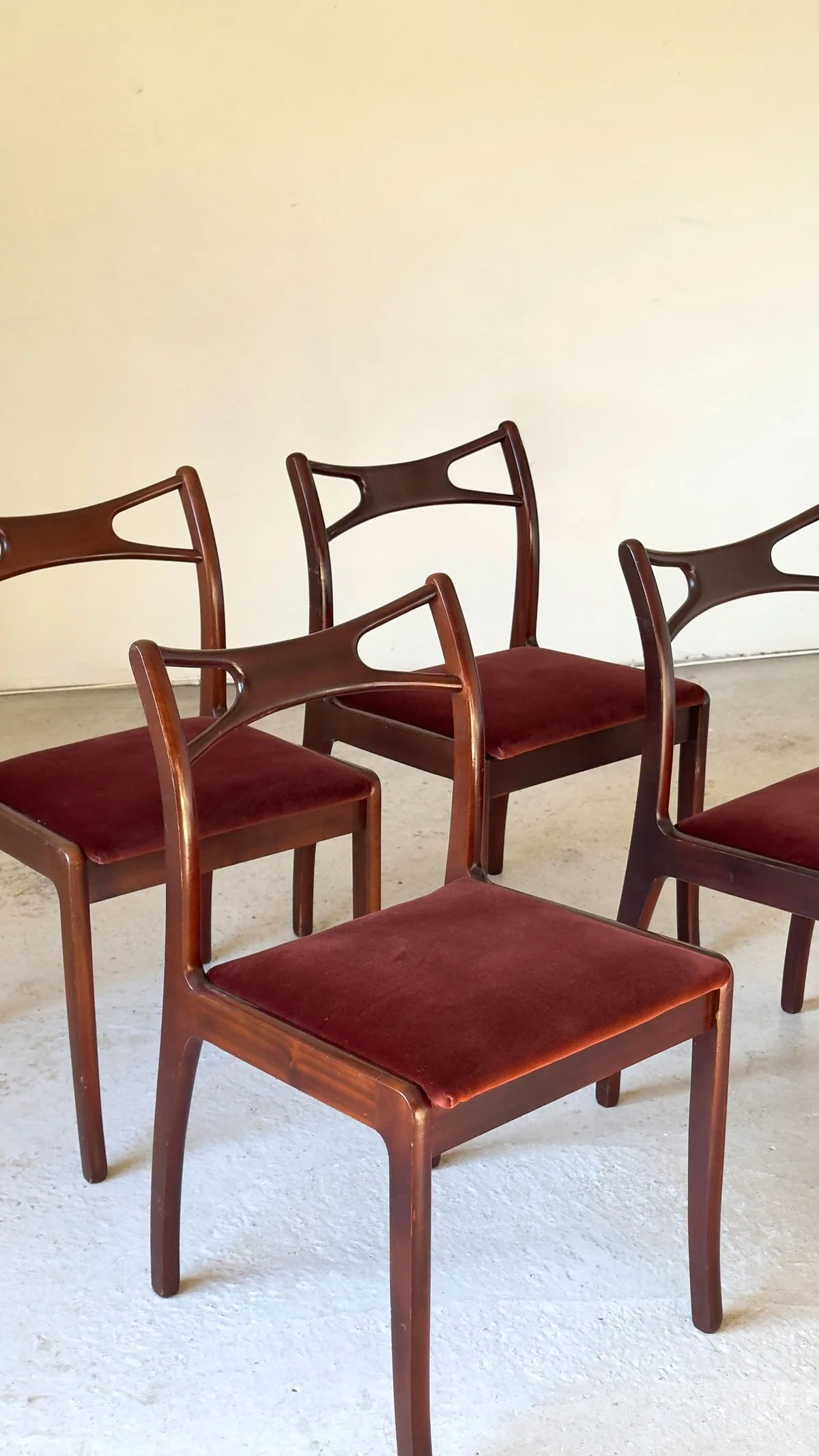 Set of Four Johannes Andersen Style Dining Chairs, 1960s - Department