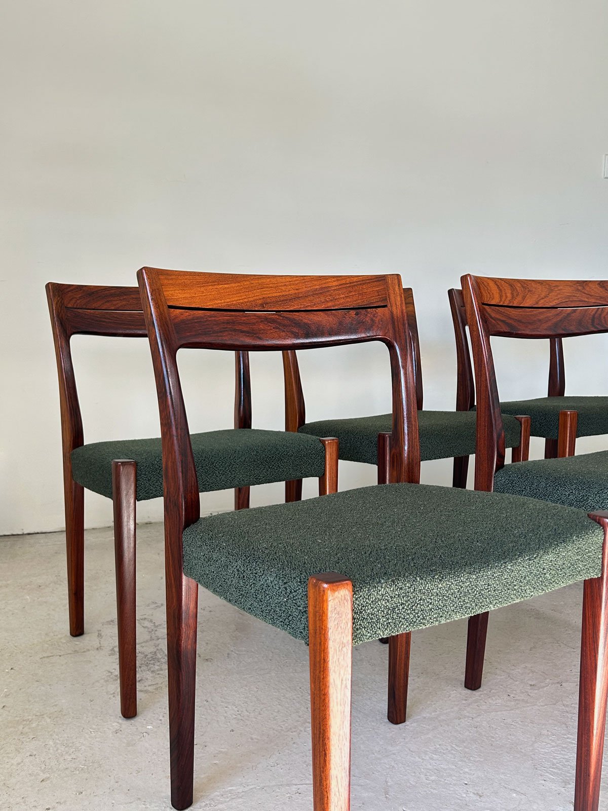 Set of 6 Rosewood Dining Chairs by Svegards Markaryd, Sweden - Department