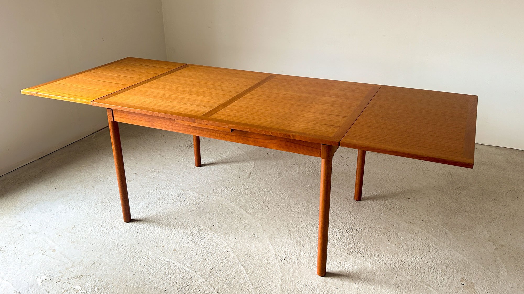 Skovby Møbelfabrik Danish Teak Extendable Dining Table, 1960s - Department