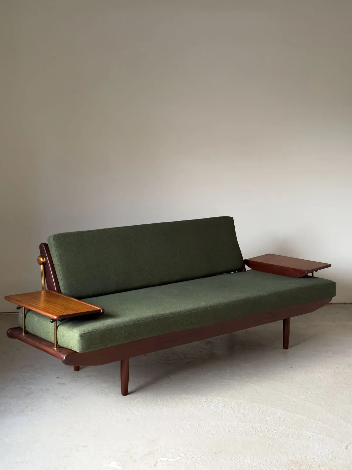 Wentworth Sofa by Toothill, 1960s — Reupholstered in Green Flex by Camira Fabrics - Department