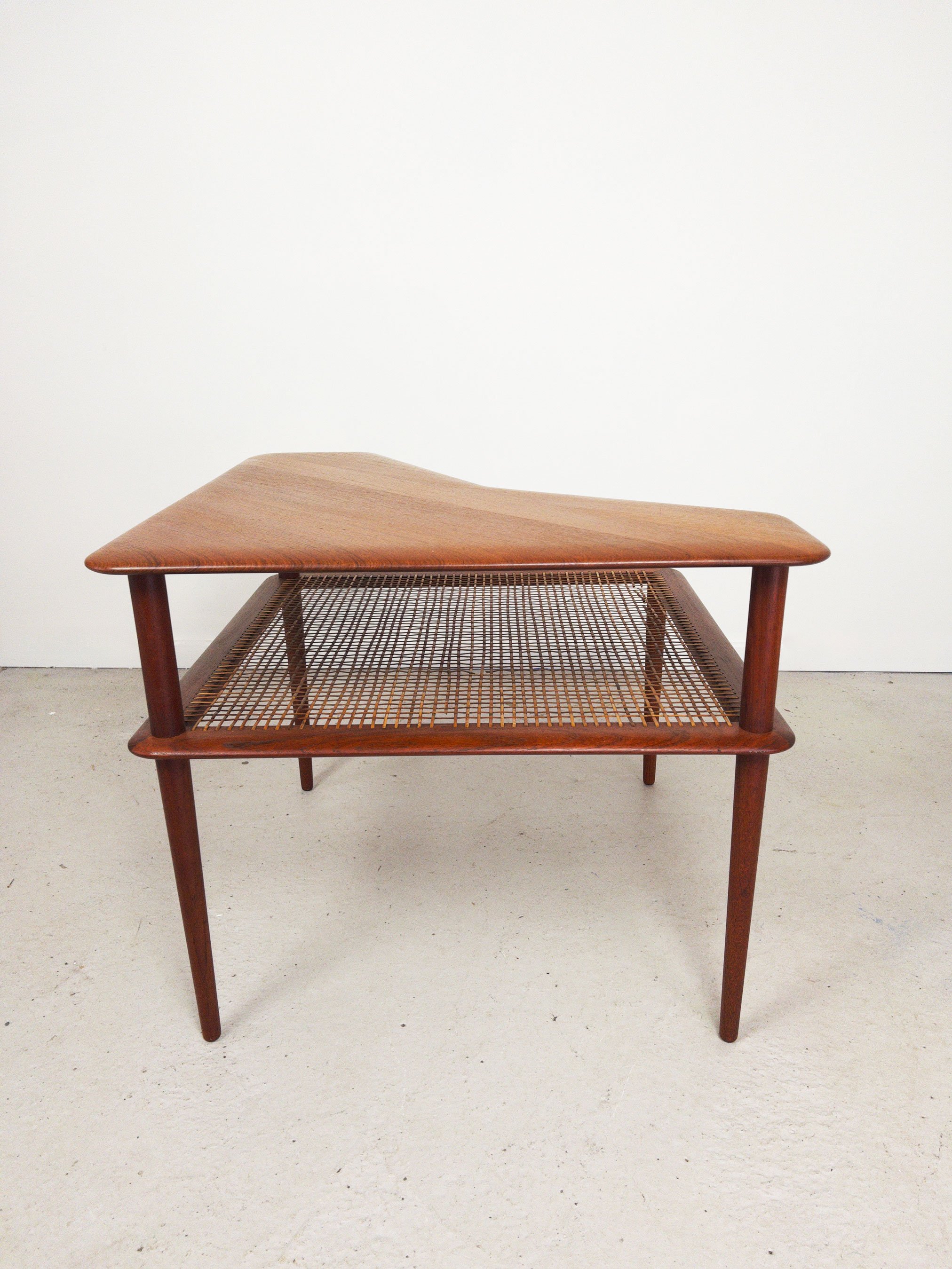 'Minerva' Teak Corner Table by Peter Hvidt & Orla Mølgaard-Nielsen, 1957 - Department