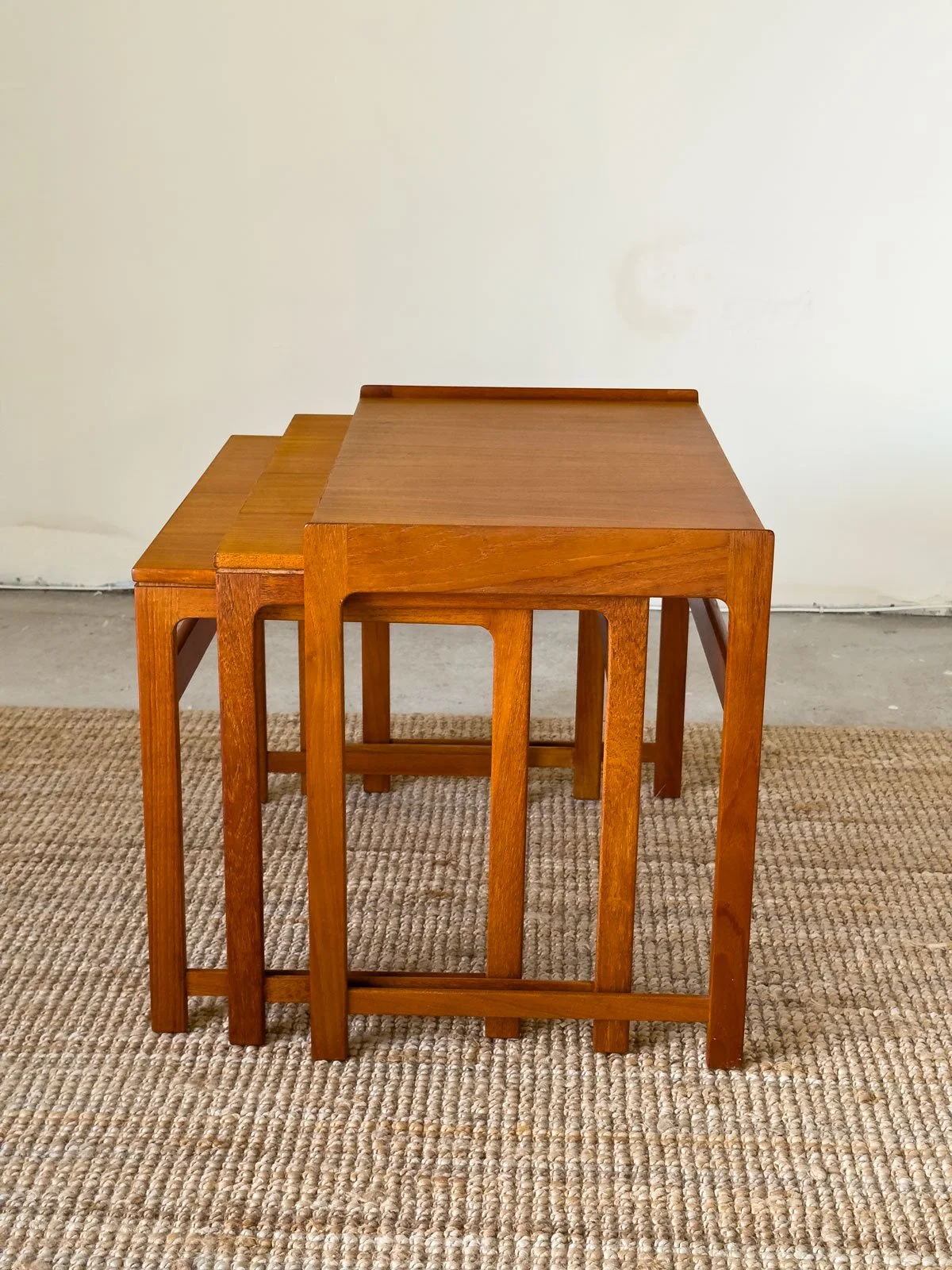 Mid-Century Teak Nest of Tables, in the Manner of Hans Wegner - Department
