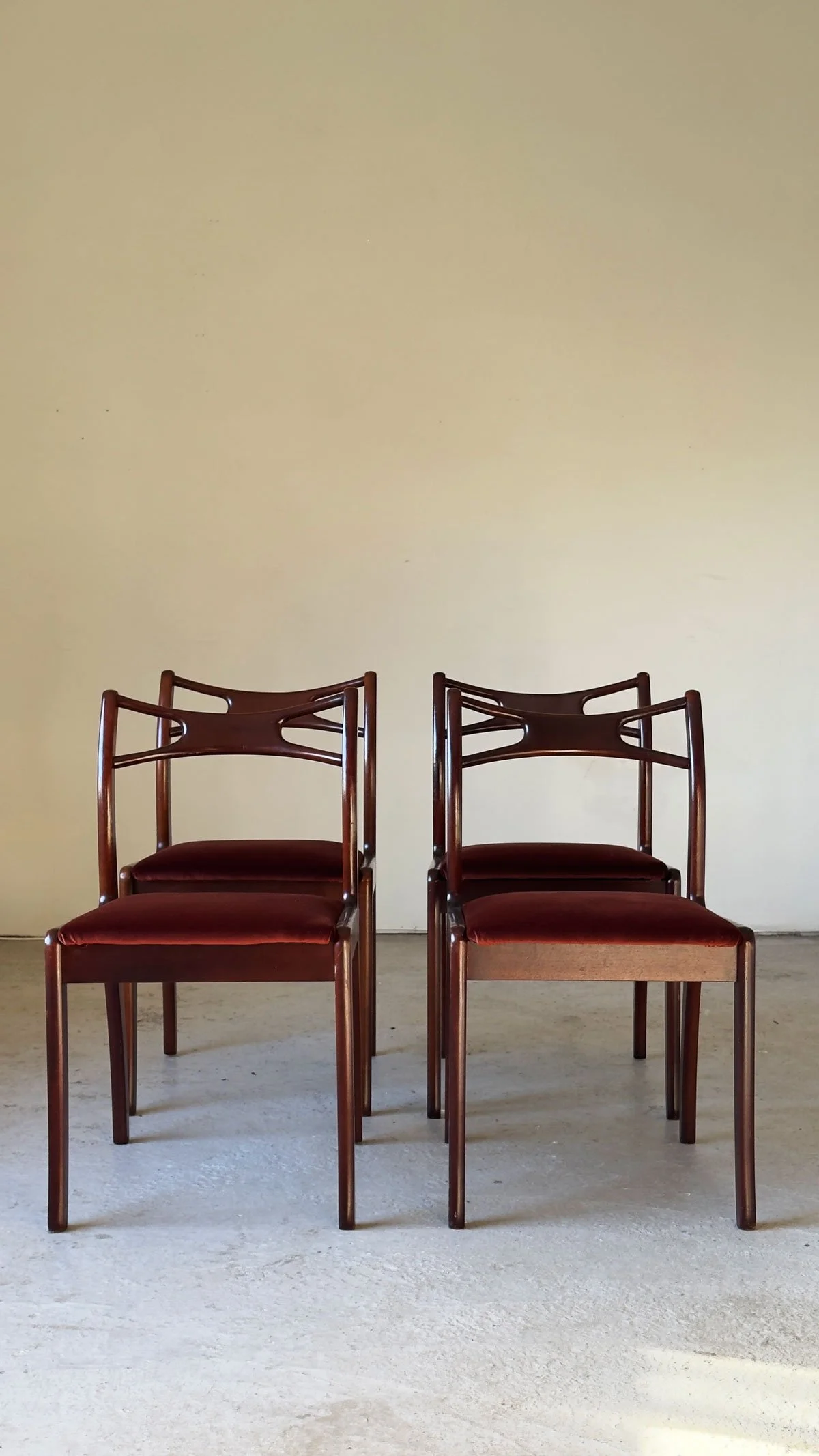 Set of Four Johannes Andersen Style Dining Chairs, 1960s - Department