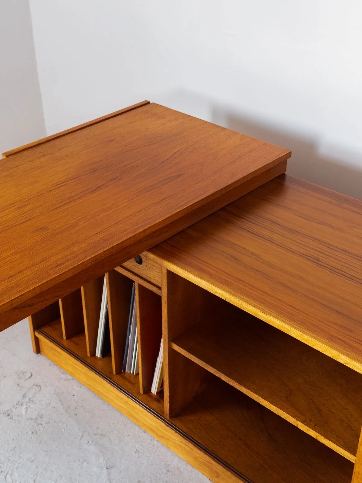 Danish 1960s Teak HIFI & Record Unit - Department