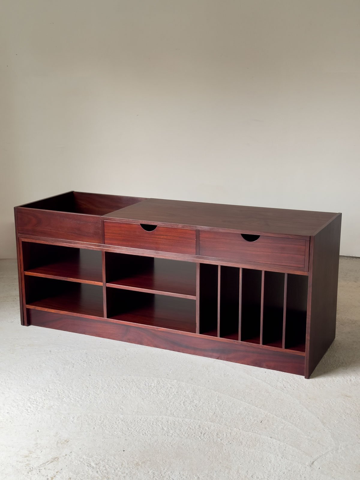 Rosewood Modular Stereo Sideboard / Media Cabinet by Tord Kempe for ABRA Möbler, Sweden - Department