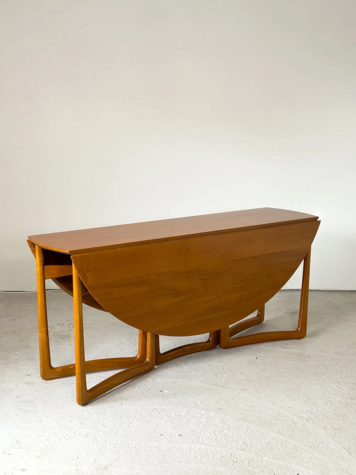 Solid Teak Gateleg Dining Table by Peter Hvidt & Orla Mølgaard-Nielsen for France & Son, Denmark, 1960s - Department