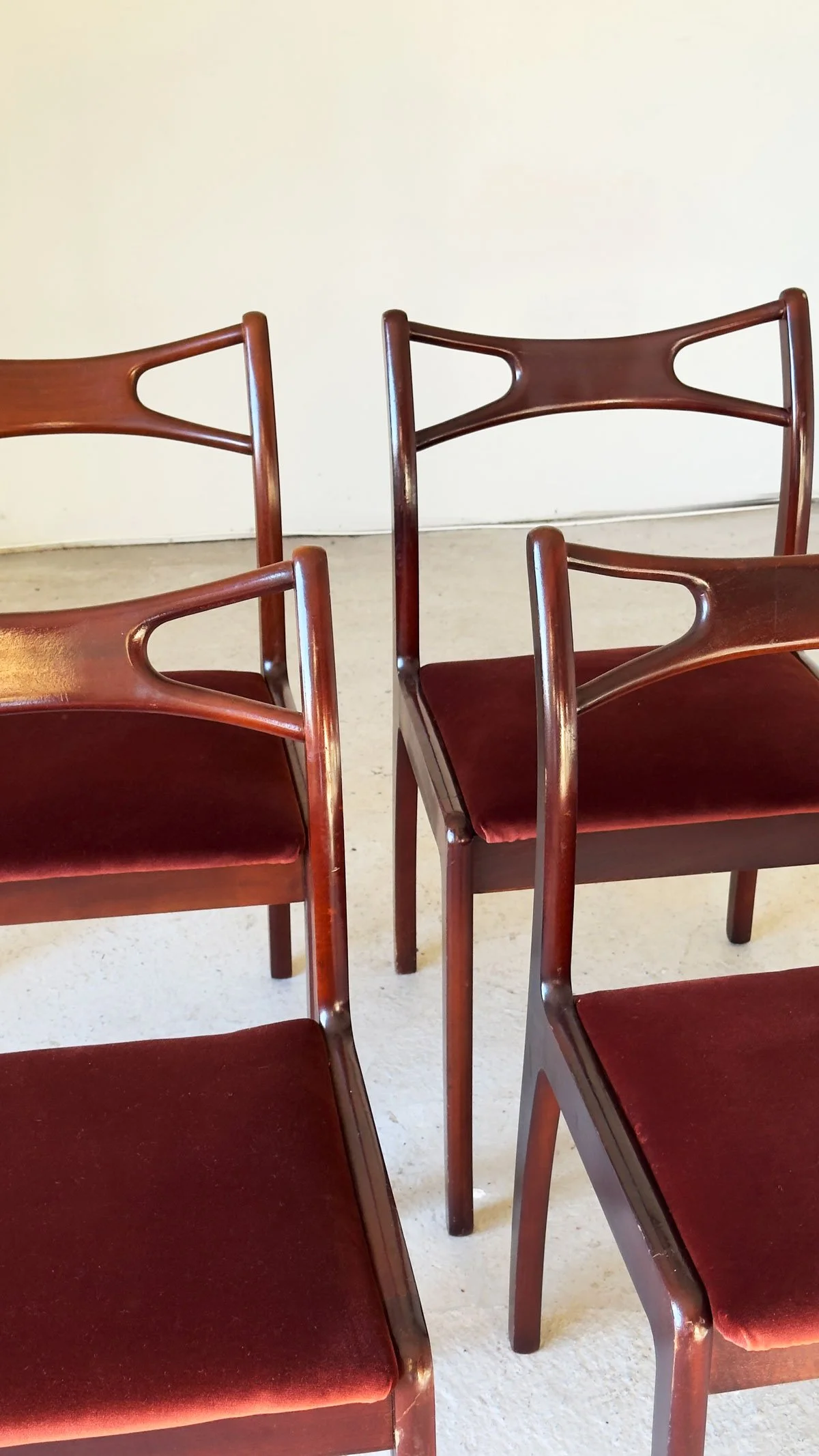 Set of Four Johannes Andersen Style Dining Chairs, 1960s - Department