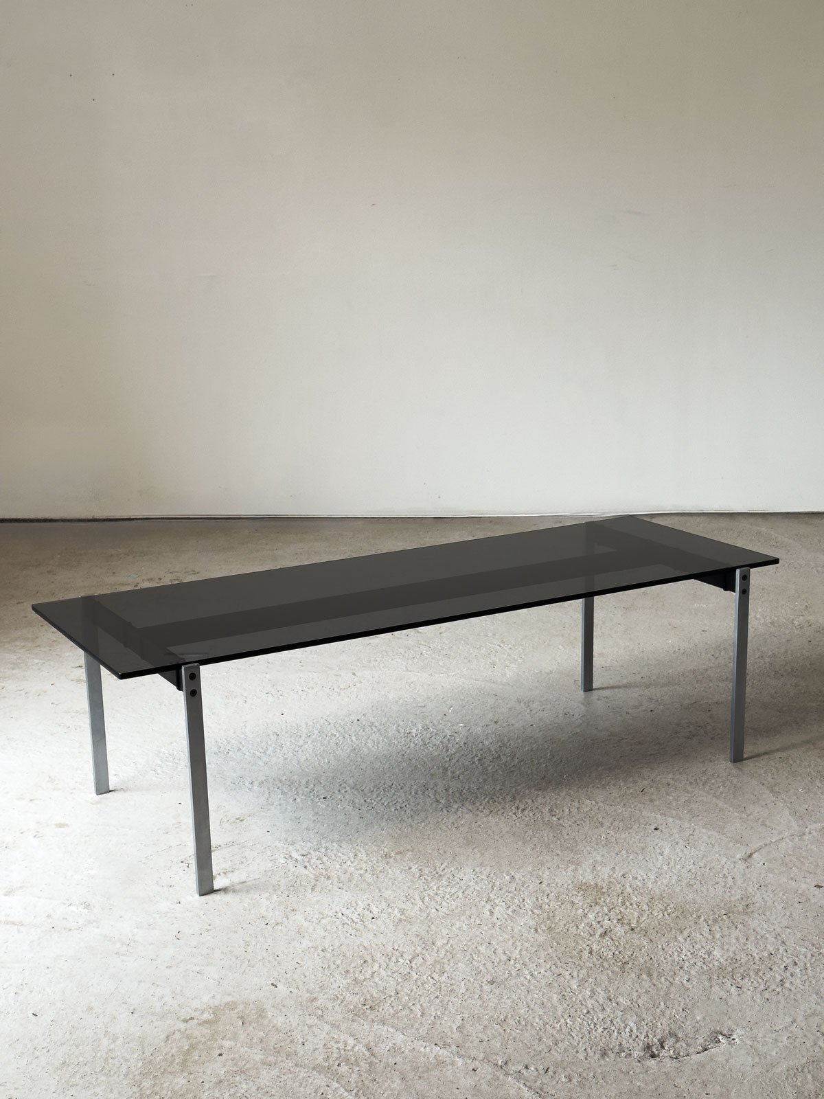 Robin Day Alpha Coffee Table, 1959 – Original Smoked Glass, Hille First Production - Department