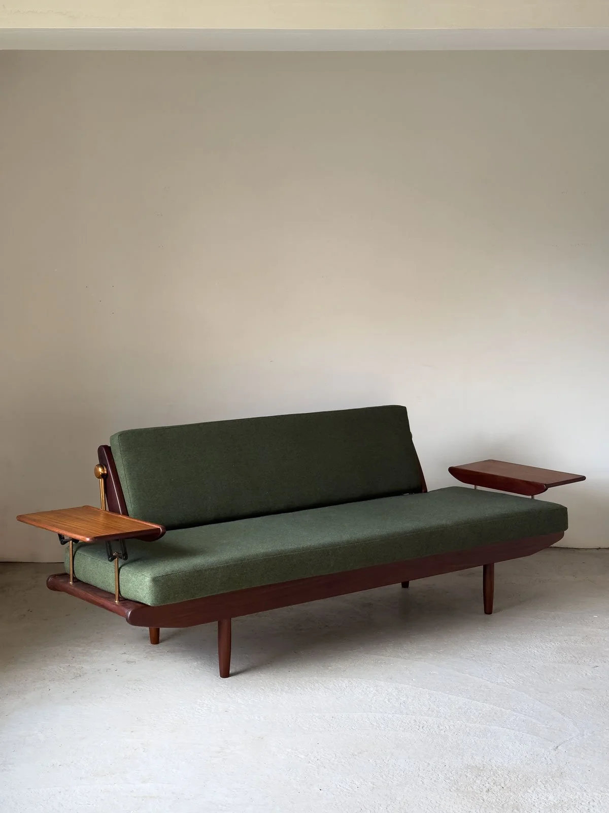 Wentworth Sofa by Toothill, 1960s — Reupholstered in Green Flex by Camira Fabrics - Department
