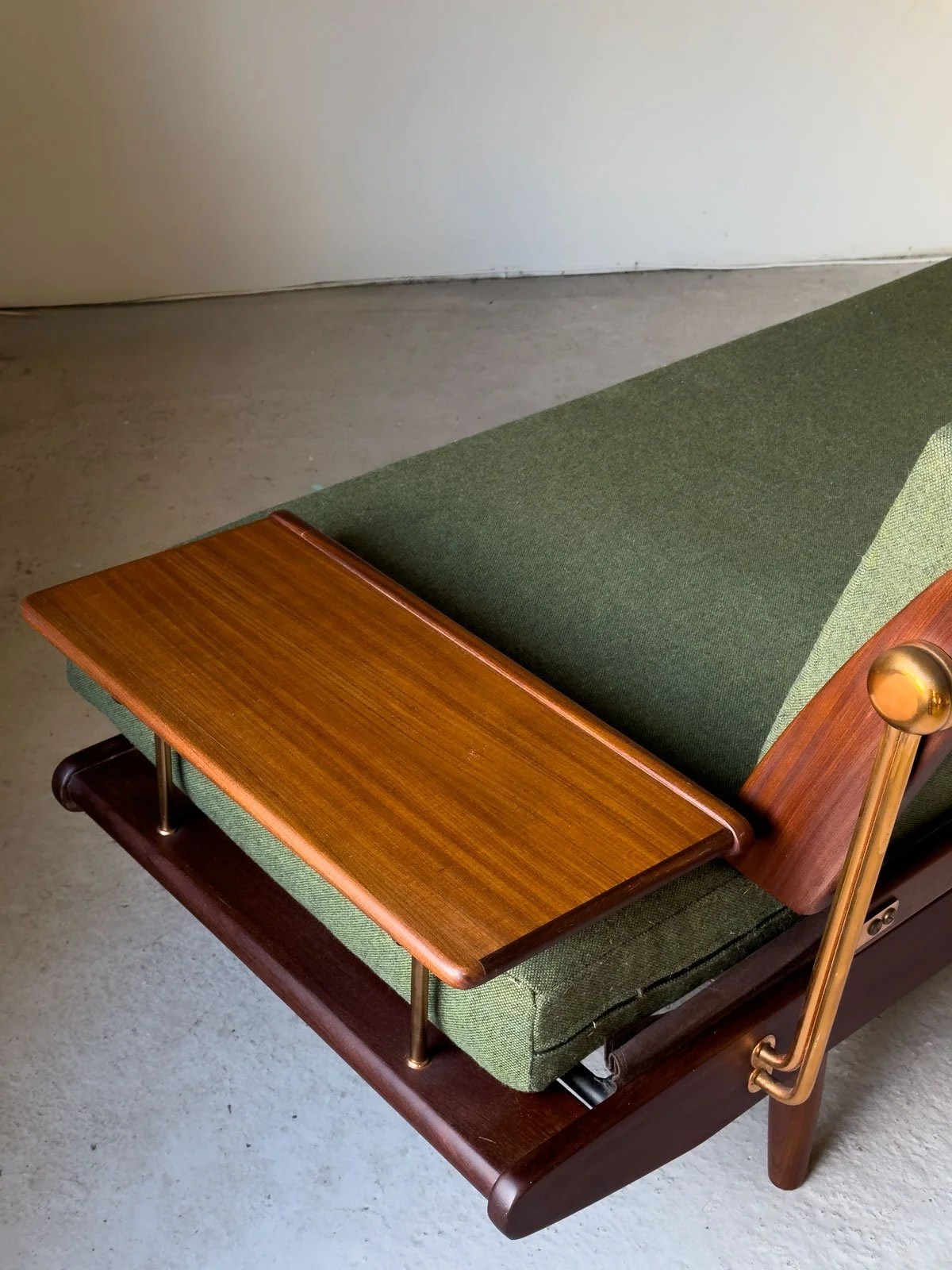 Wentworth Sofa by Toothill, 1960s — Reupholstered in Green Flex by Camira Fabrics - Department