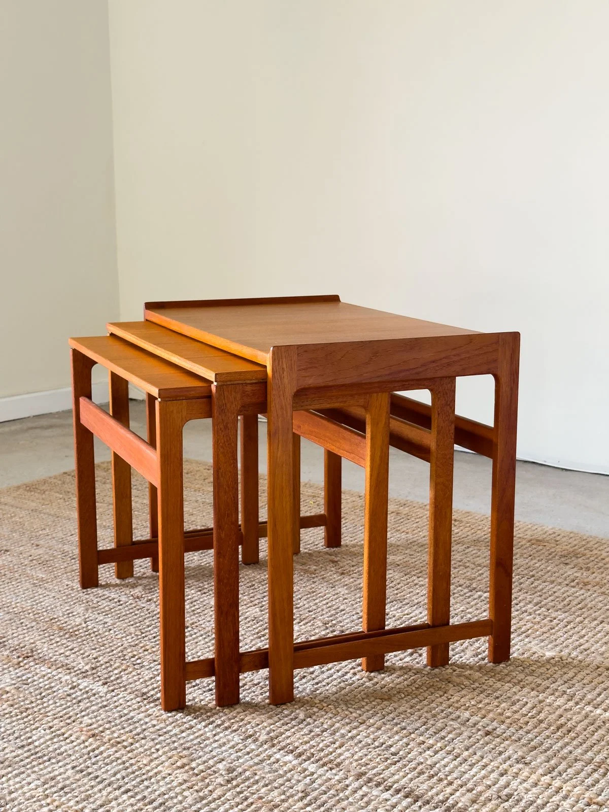Mid-Century Teak Nest of Tables, in the Manner of Hans Wegner - Department