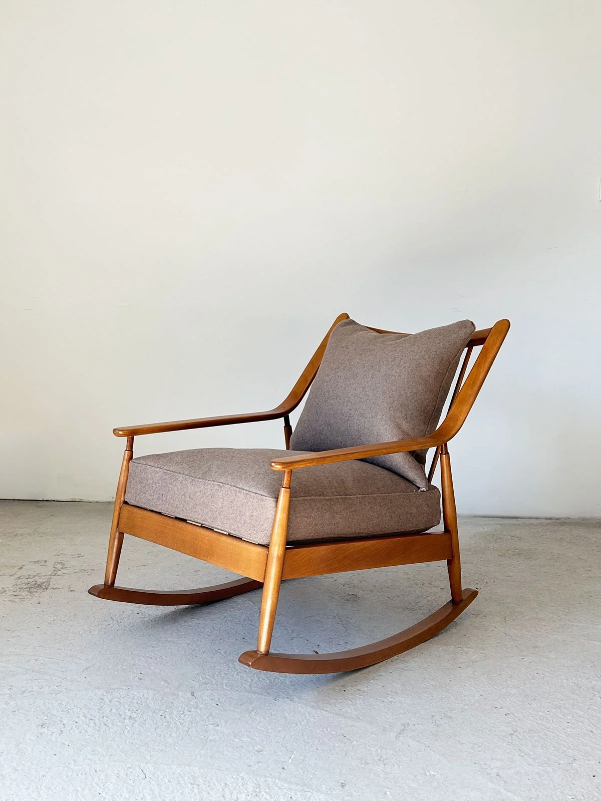 1960s Scandart Elm Rocking Chair