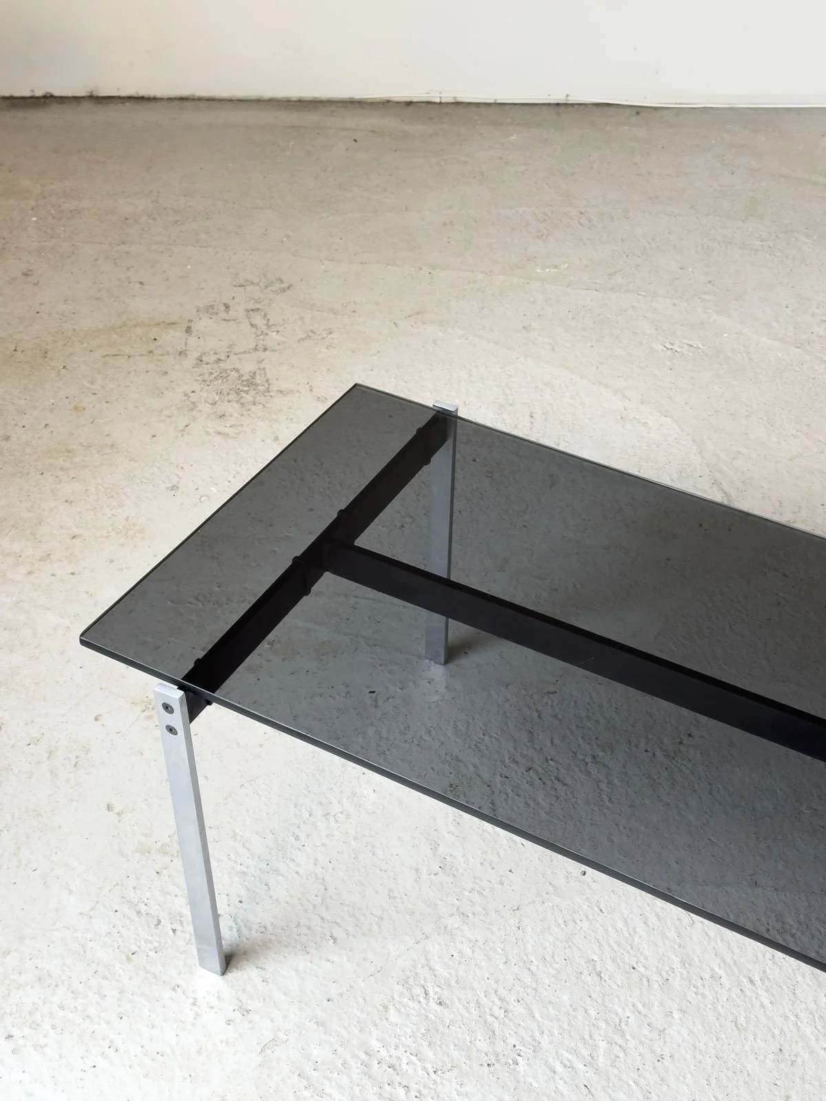 Robin Day Alpha Coffee Table, 1959 – Original Smoked Glass, Hille First Production - Department