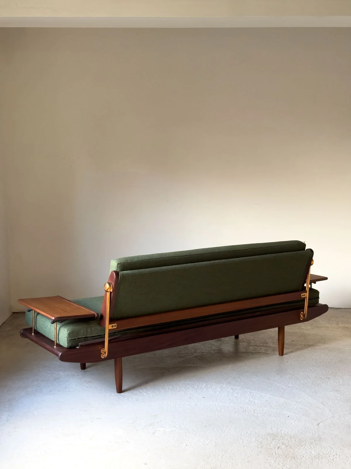 Wentworth Sofa by Toothill, 1960s — Reupholstered in Green Flex by Camira Fabrics - Department