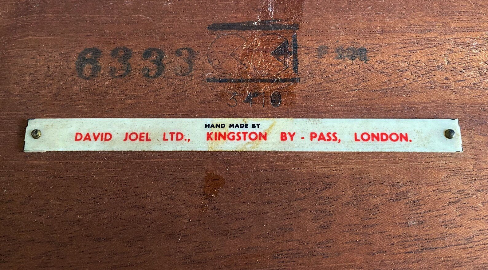Rare 1970s Teak Side Table by David Joel, London - Department