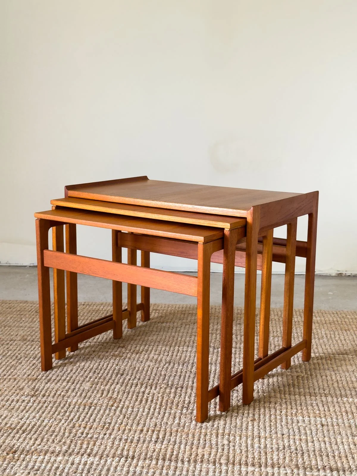 Mid-Century Teak Nest of Tables, in the Manner of Hans Wegner - Department