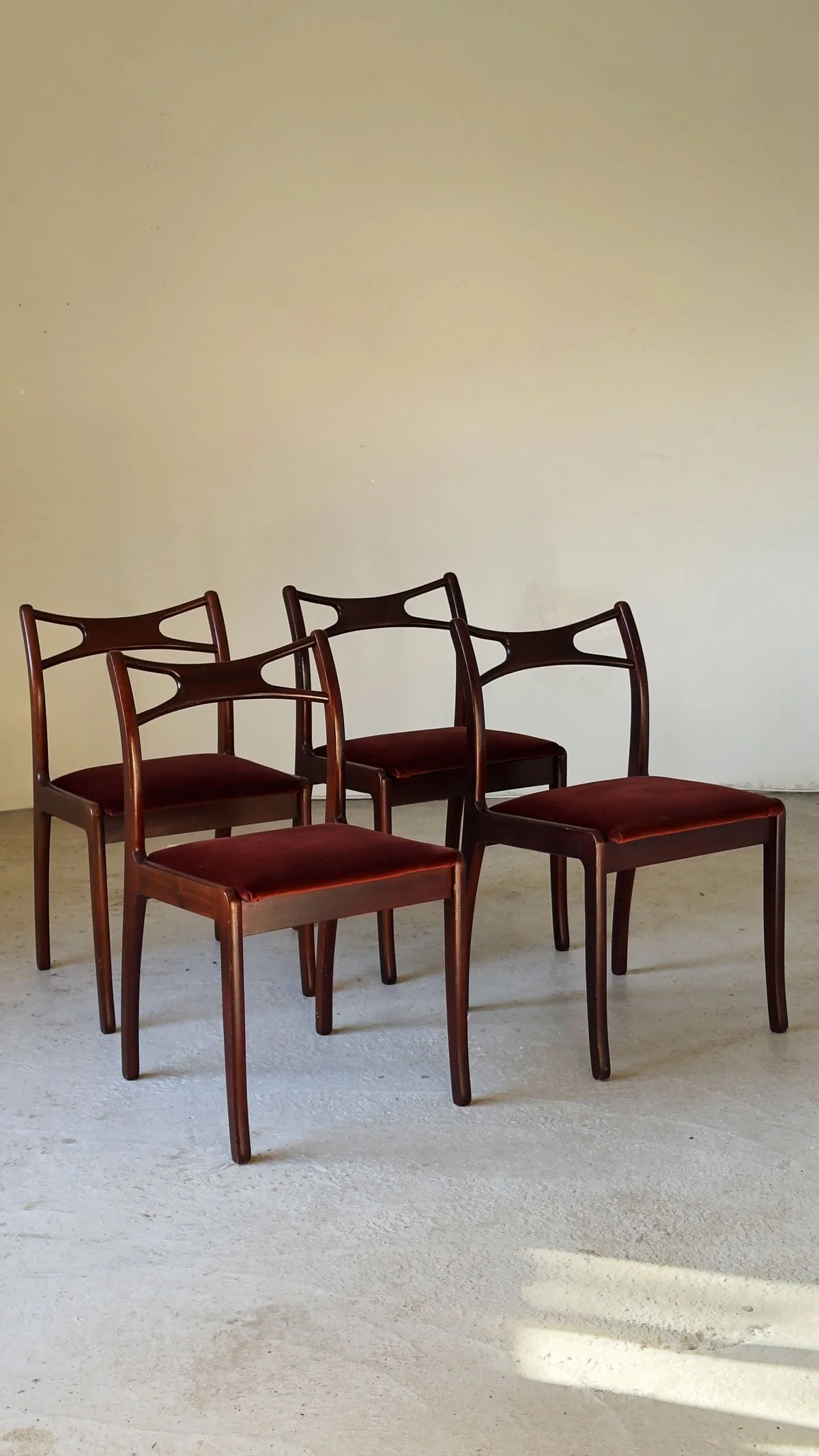 Set of Four Johannes Andersen Style Dining Chairs, 1960s - Department