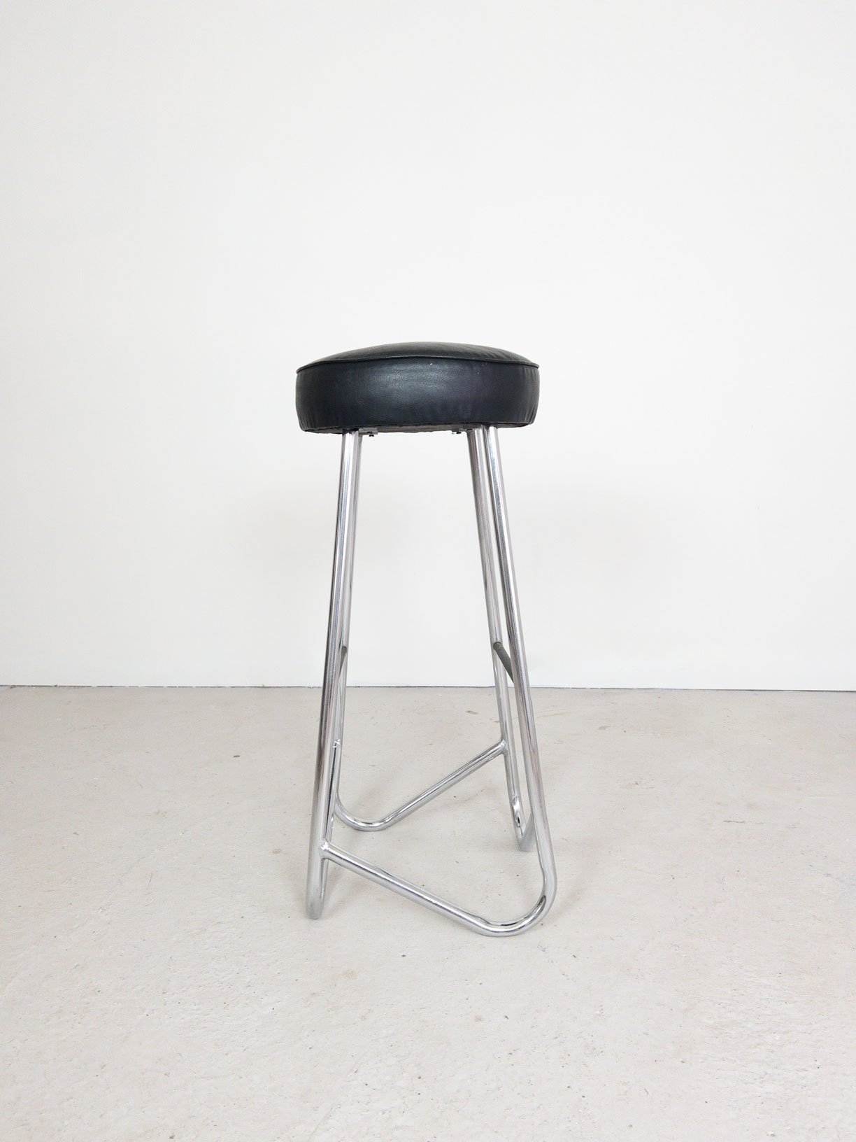 PEL 1940s Chrome Tubular Stools x 4 - Department