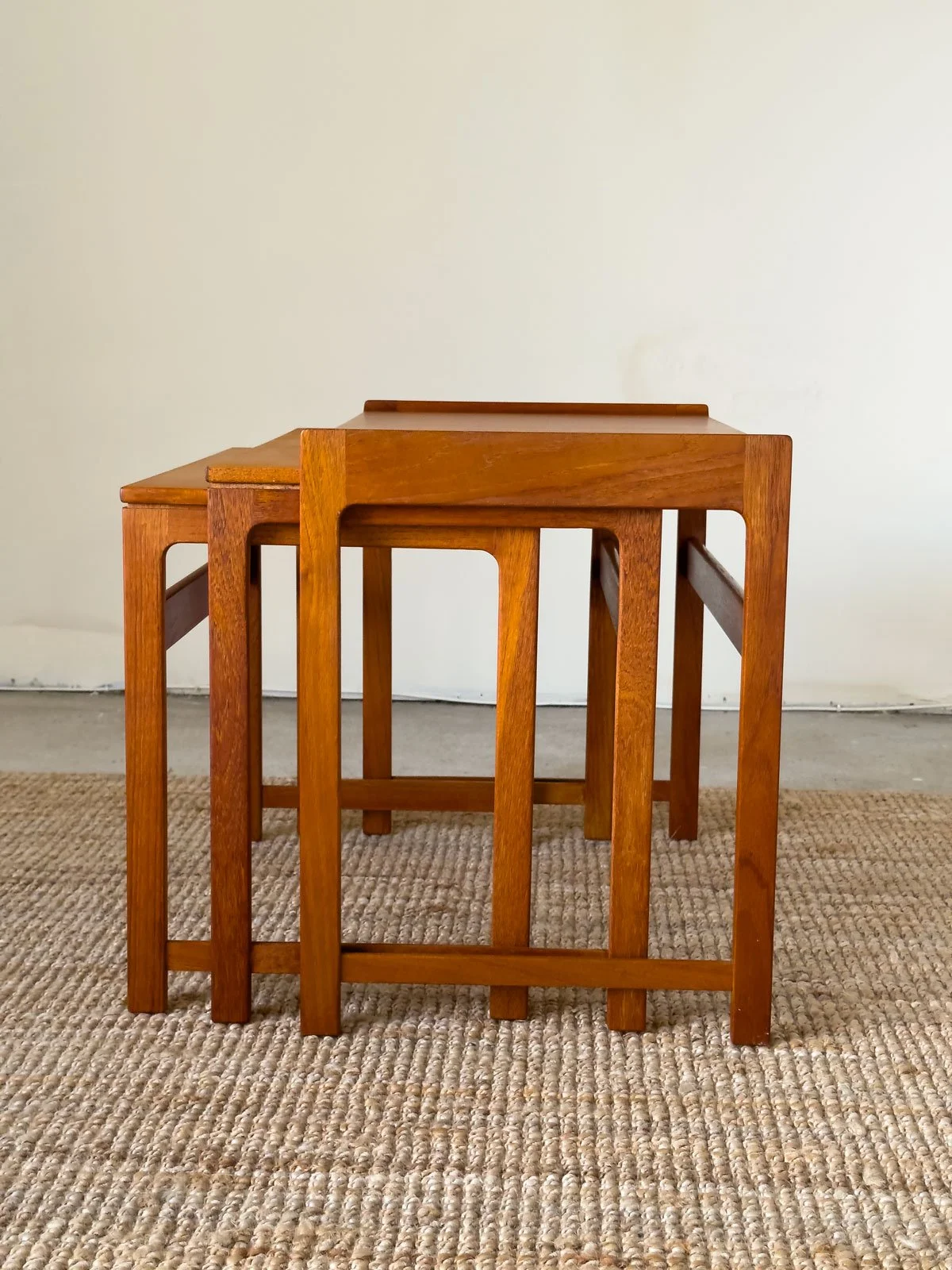 Mid-Century Teak Nest of Tables, in the Manner of Hans Wegner - Department