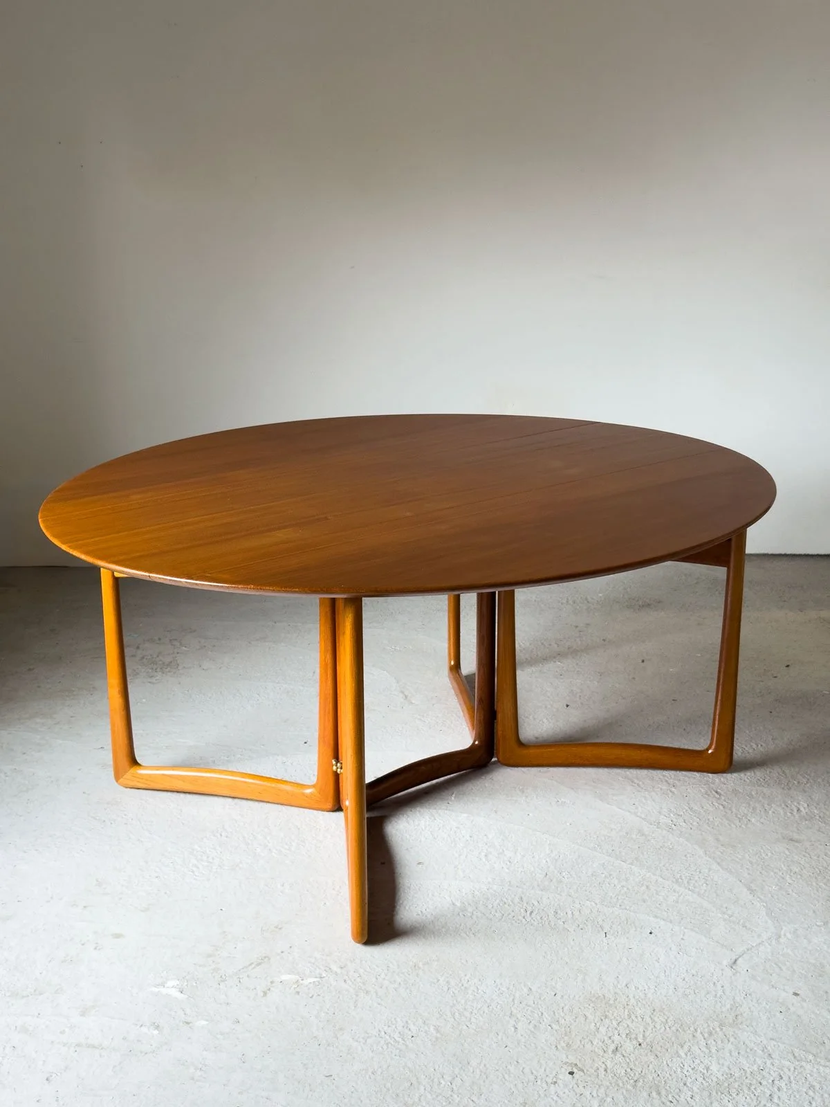 Solid Teak Gateleg Dining Table by Peter Hvidt & Orla Mølgaard-Nielsen for France & Son, Denmark, 1960s - Department