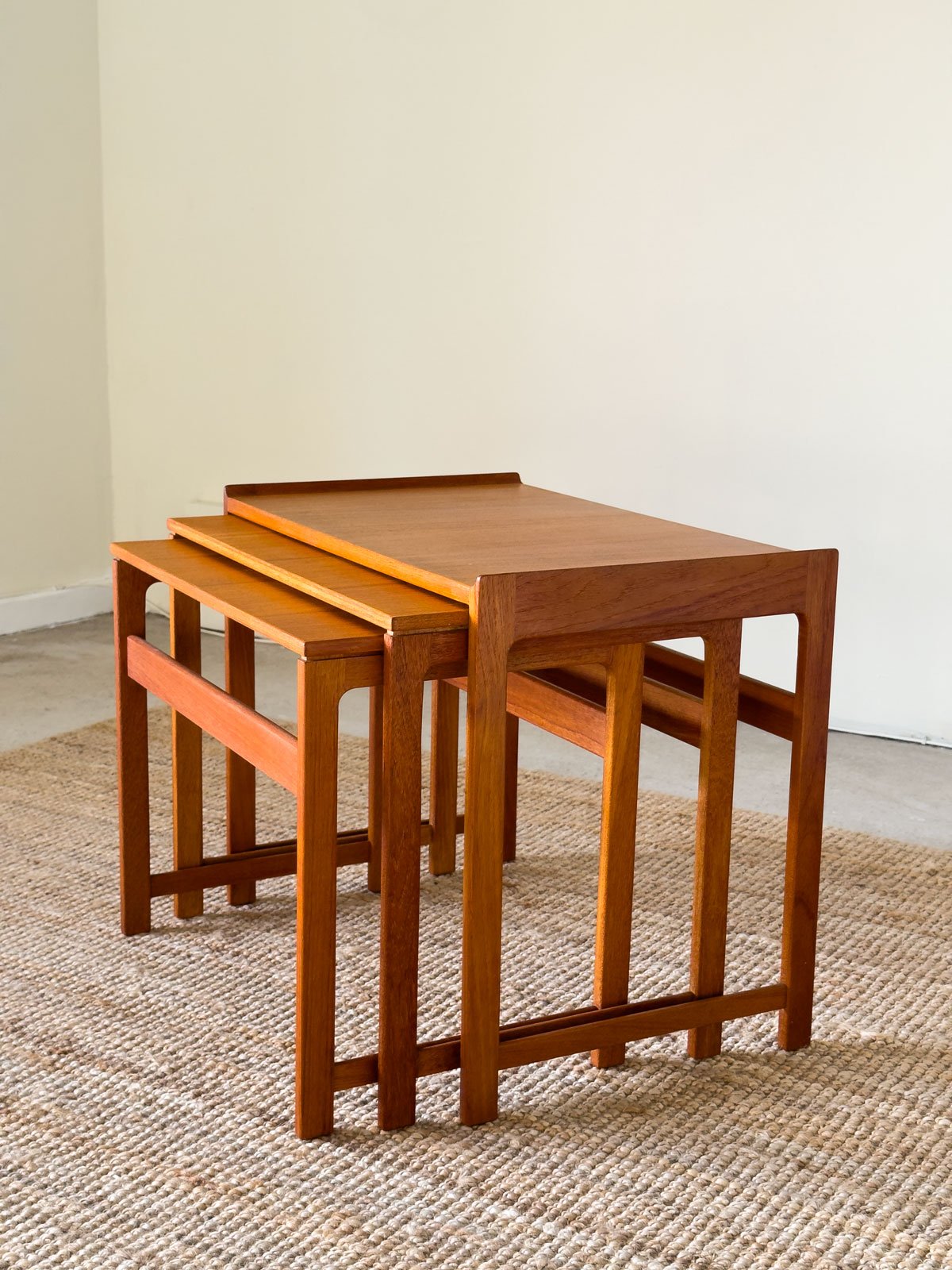Mid-Century Teak Nest of Tables, in the Manner of Hans Wegner - Department