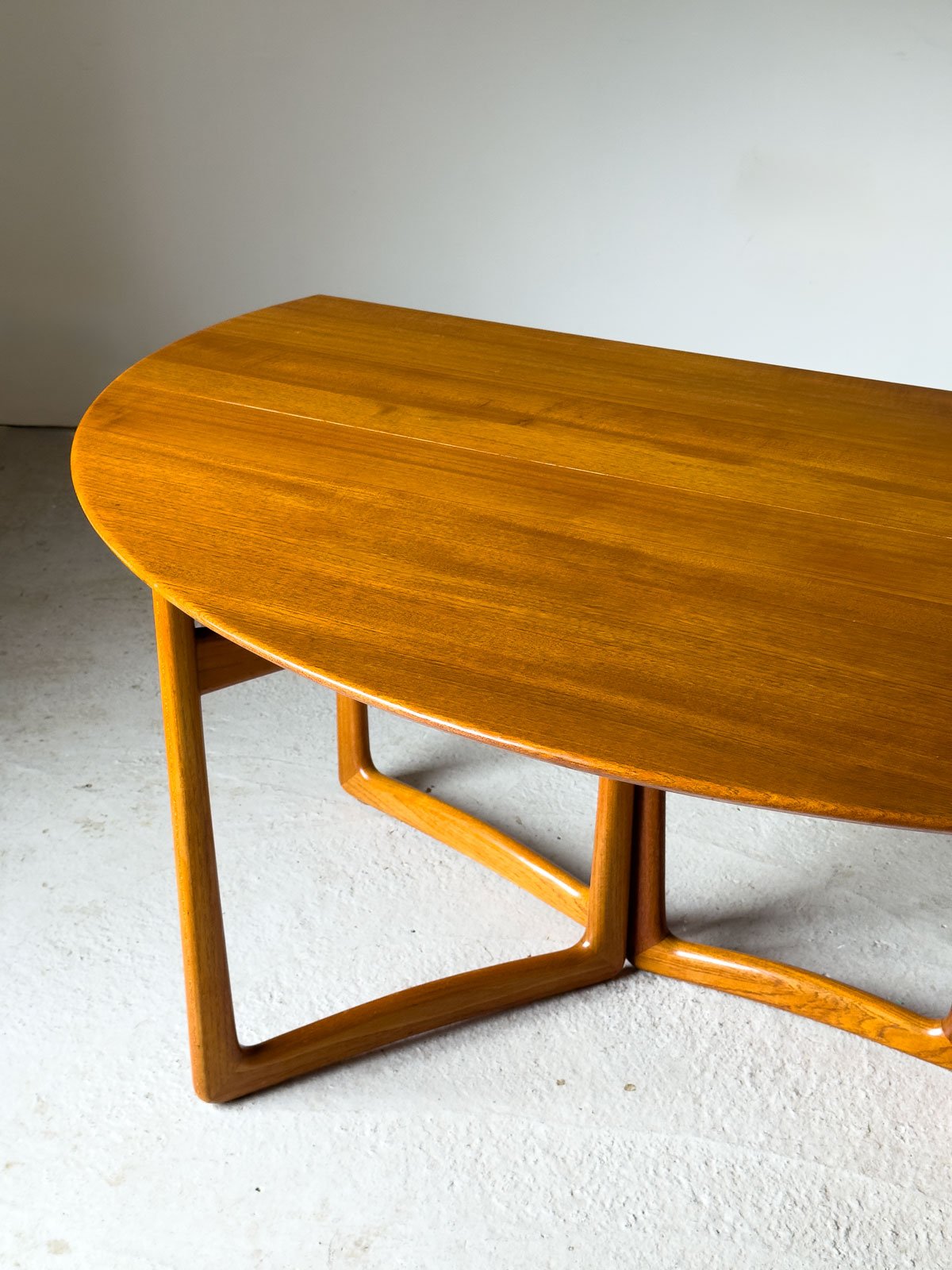 Solid Teak Gateleg Dining Table by Peter Hvidt & Orla Mølgaard-Nielsen for France & Son, Denmark, 1960s - Department