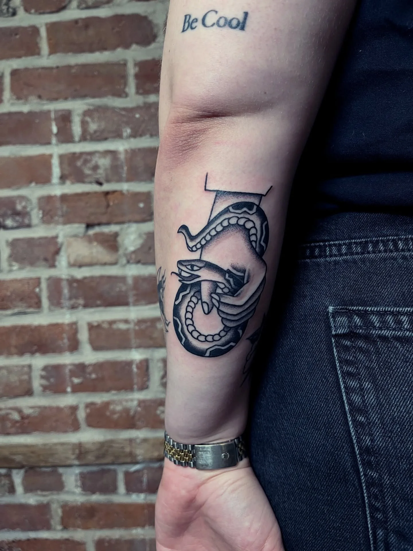 🏁 Some black and grey tattoos I made for you to check out! 👀👀👀 Made @greenpointtattooco and @tattoomagicnyc 

🌀 Booking for now til the new year! DM or fill out the form on my website to book! 🌀

#blackandgreytattoo #traditionaltattoos #queerta